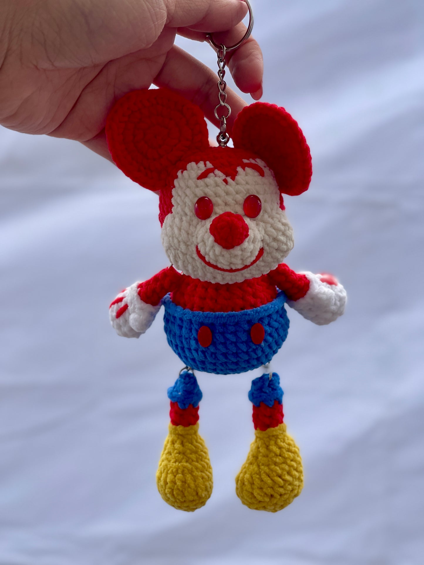 Mickey Mouse Crochet Keychain