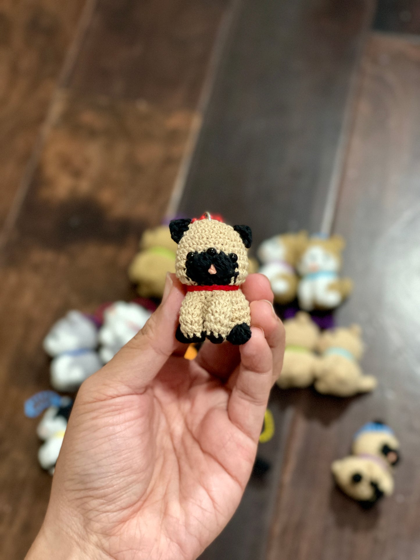 Tiny Paws Collection Crochet Keychain