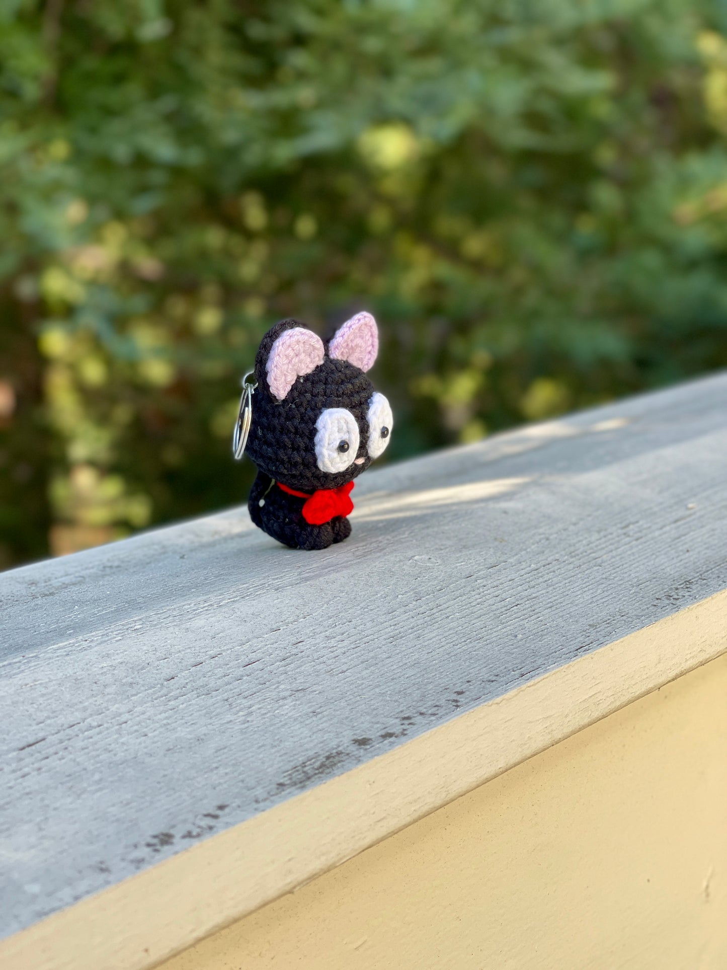 Jiji Cat Kiki Delivery Service Crochet Keychain