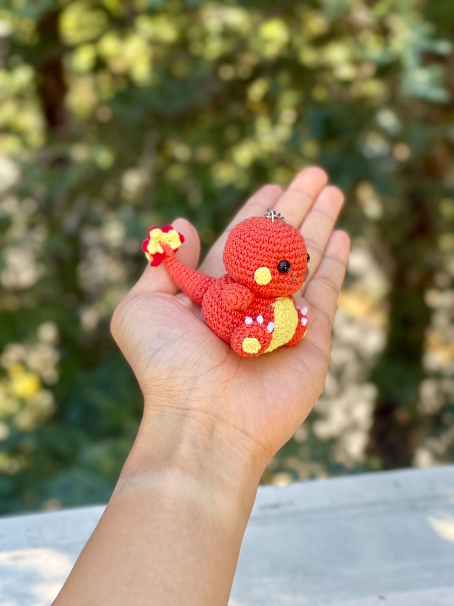 Charmander Crochet Keychain