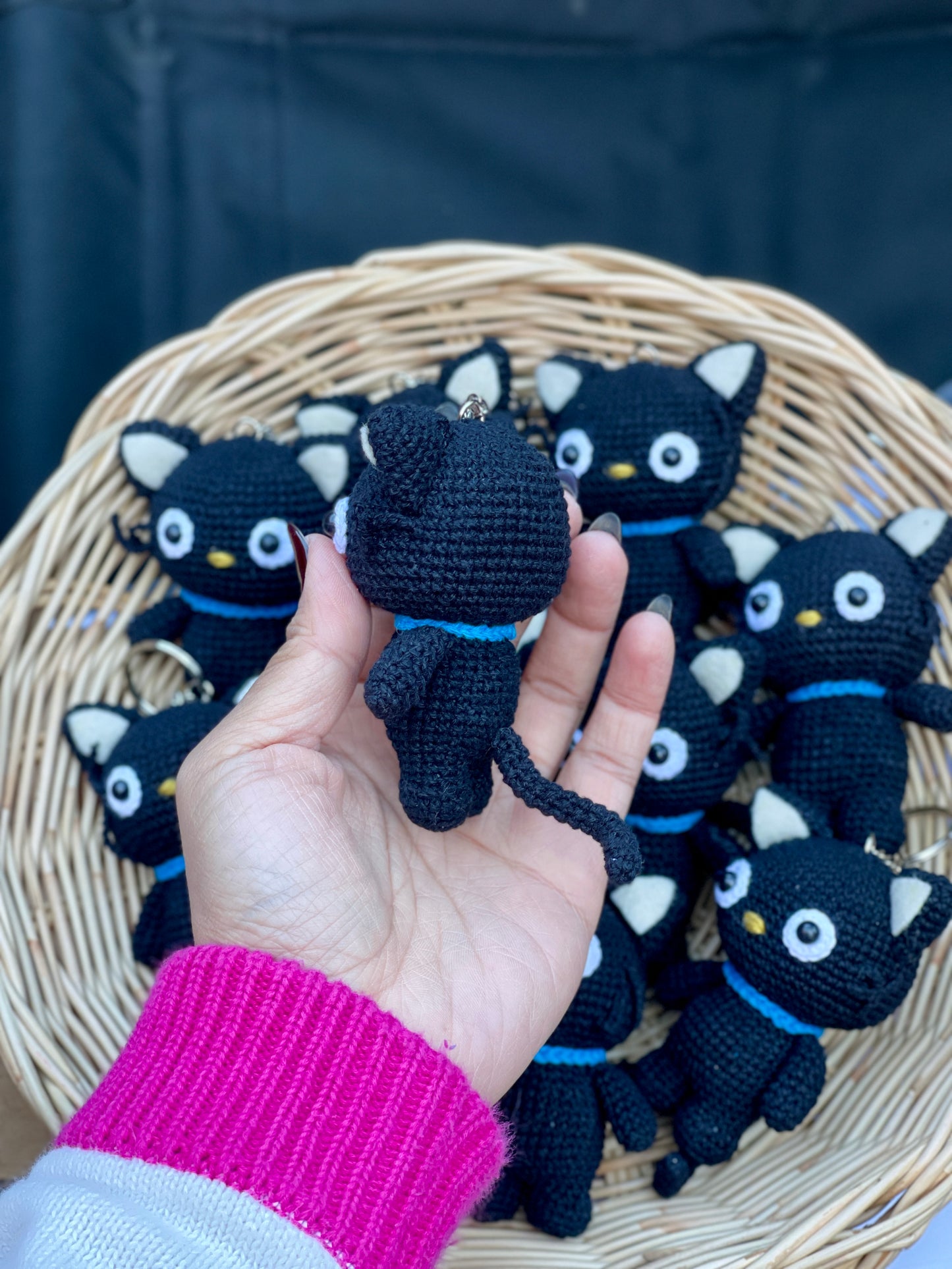 Chococat Crochet Keychain