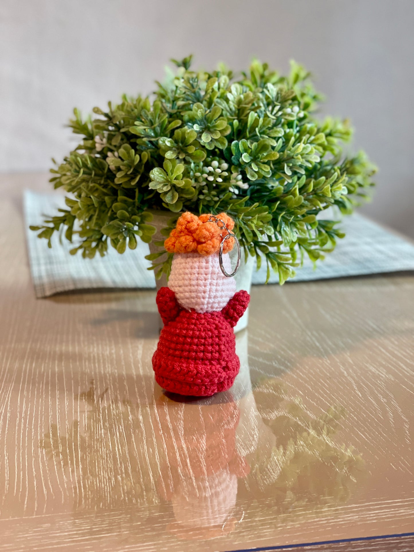 Ponyo Crochet Keychain