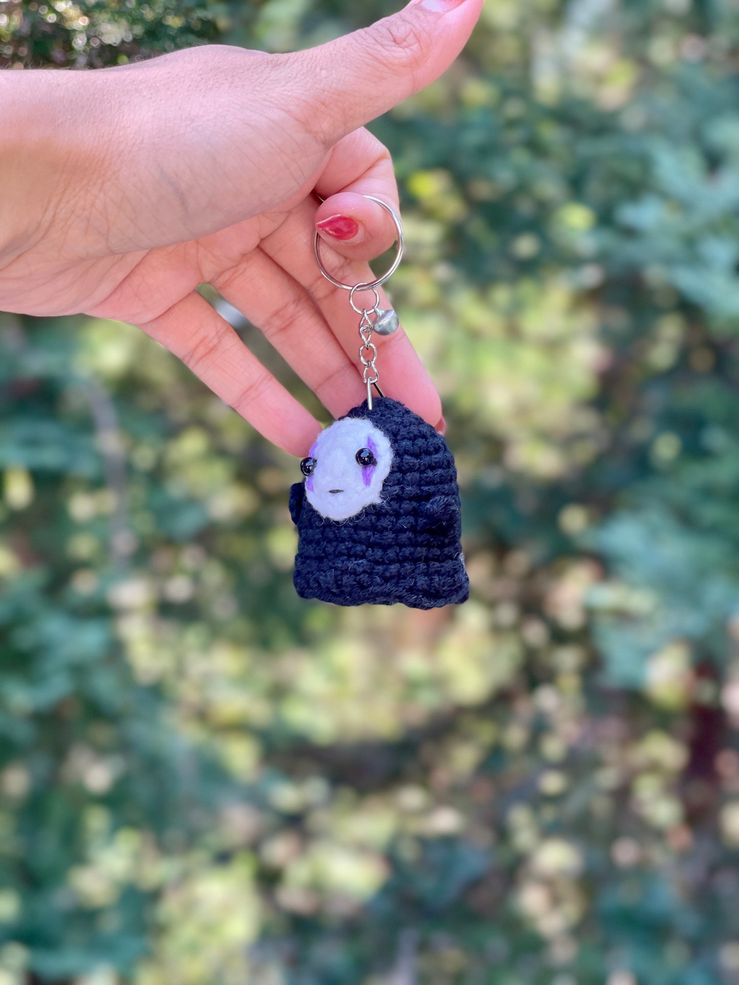No-Face Spirited Away Crochet Keychain