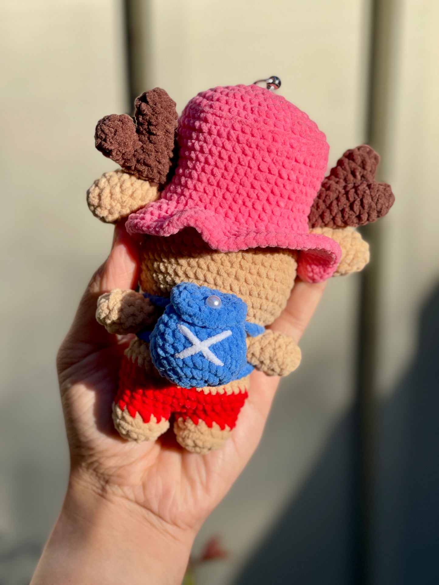 Soft and Chubby Chopper Crochet Keychain