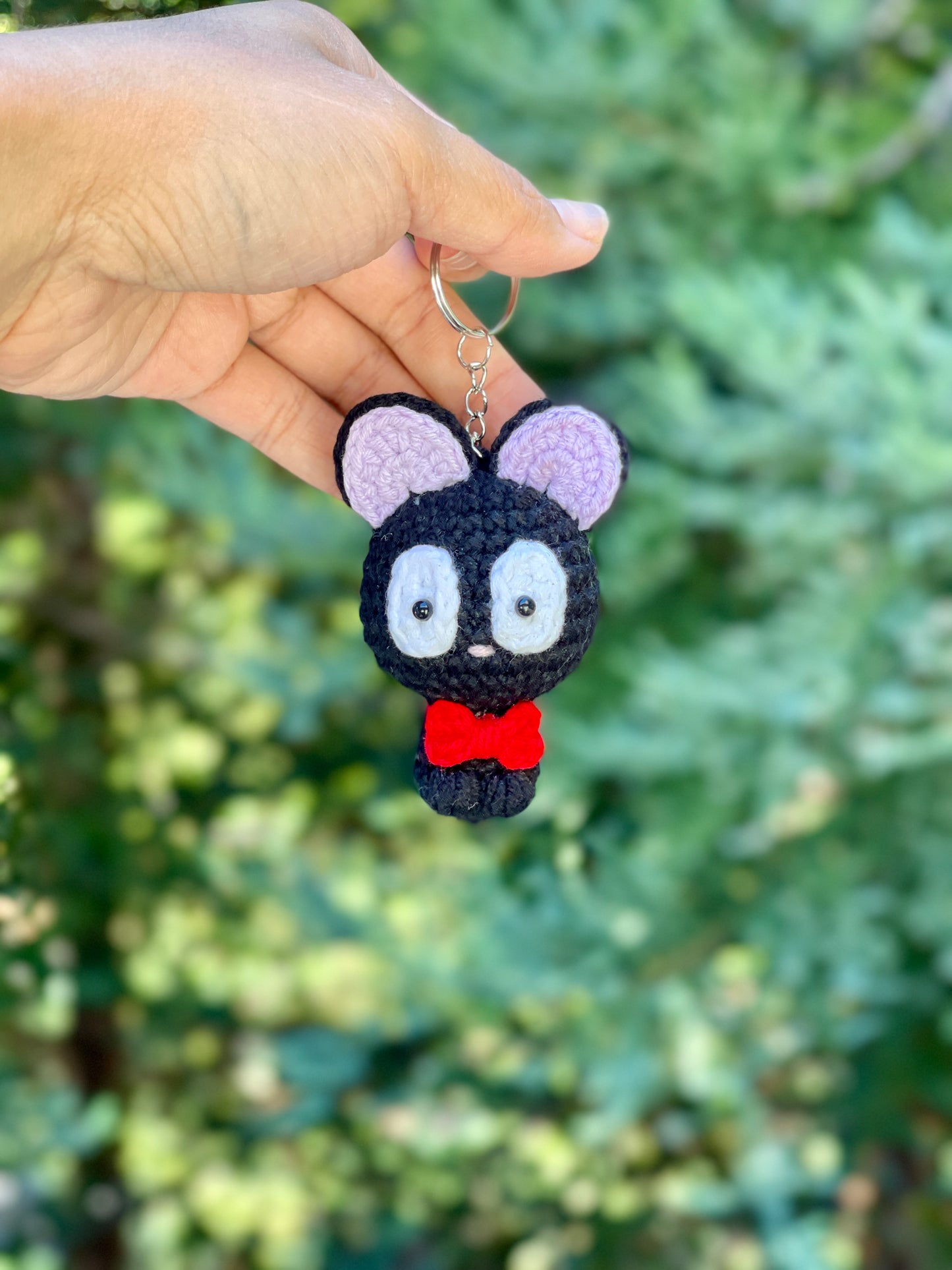 Jiji Cat Kiki Delivery Service Crochet Keychain