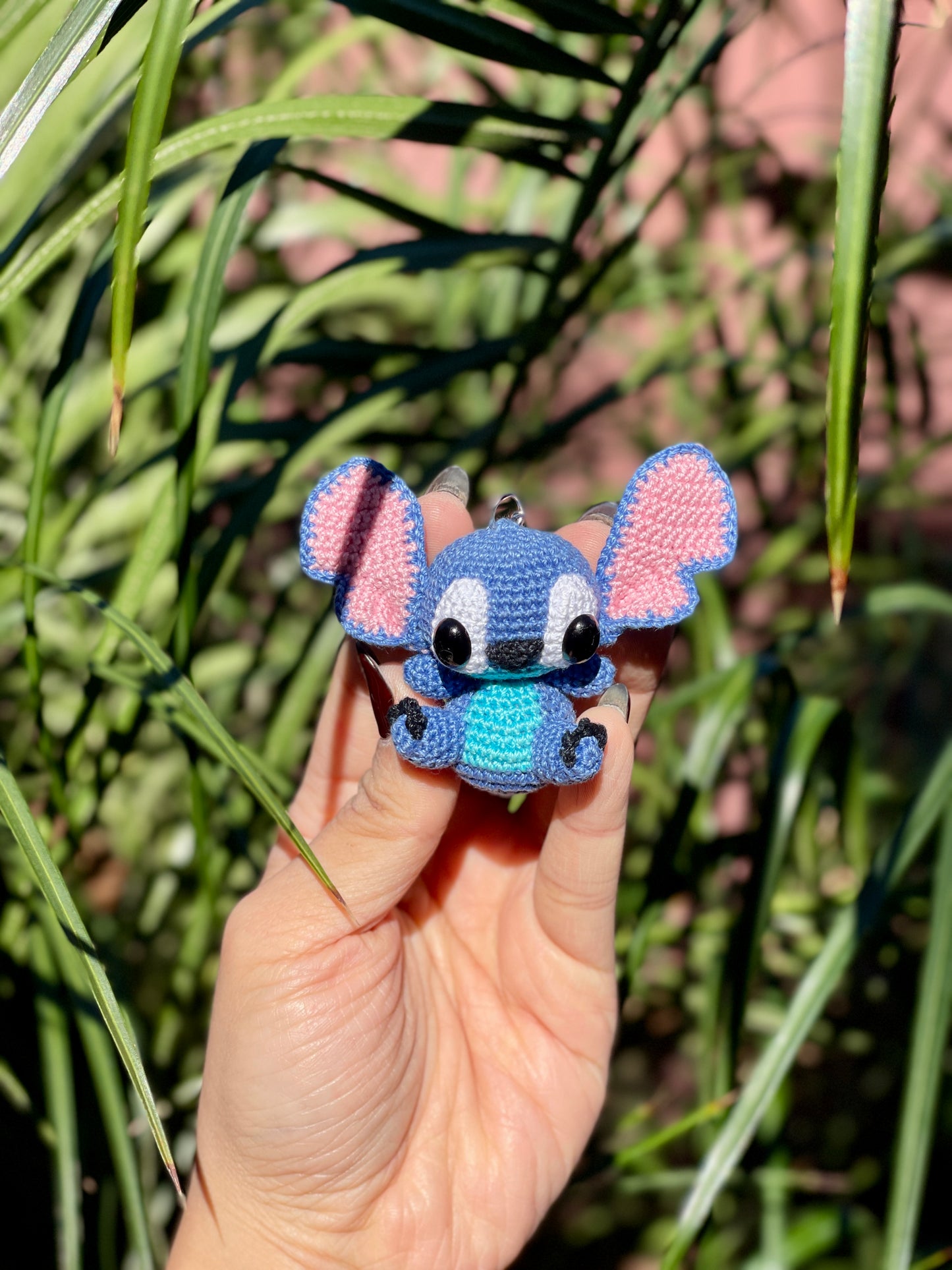 Mini Detailed Stitch Crochet Keychain