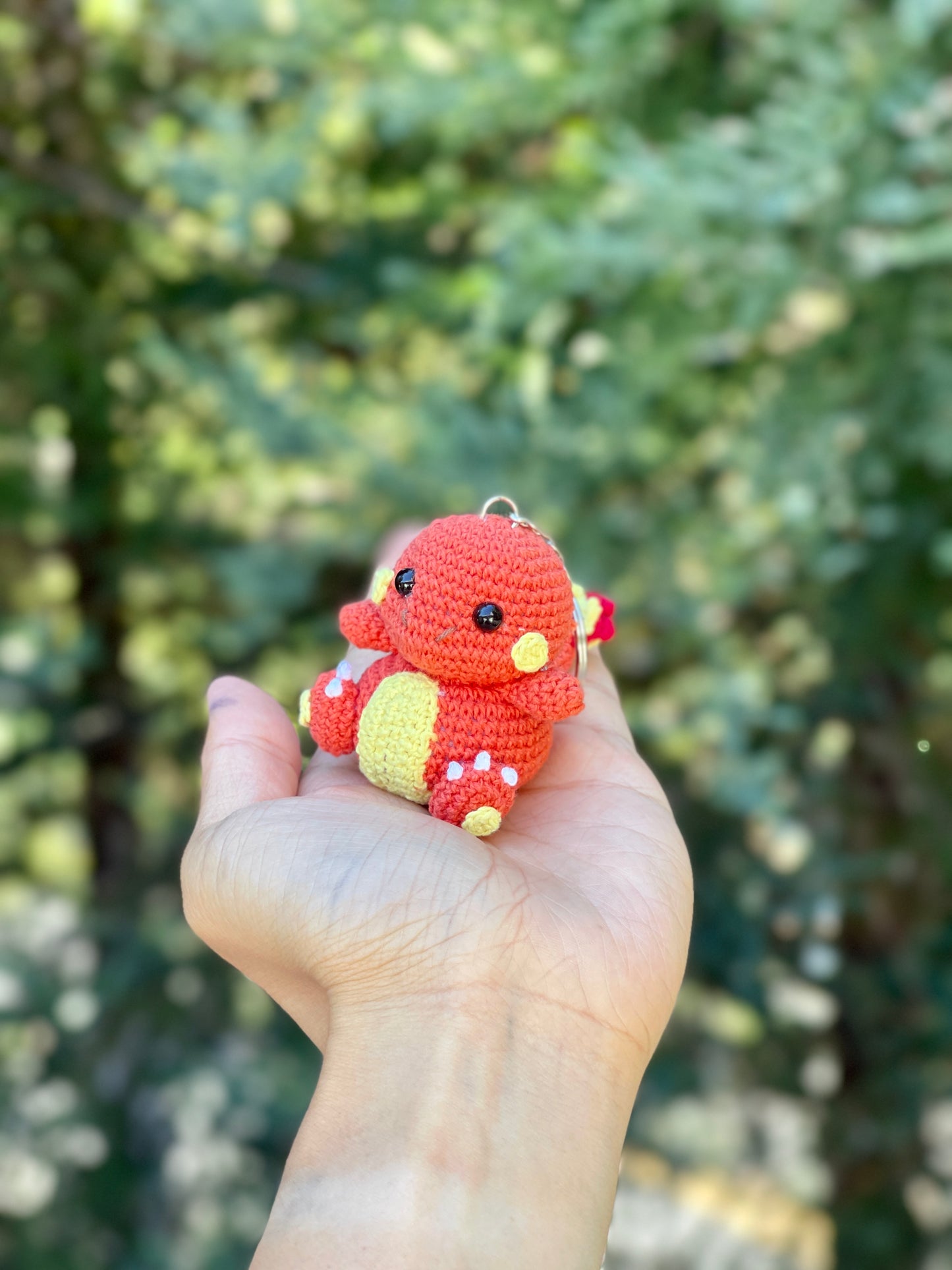 Charmander Crochet Keychain