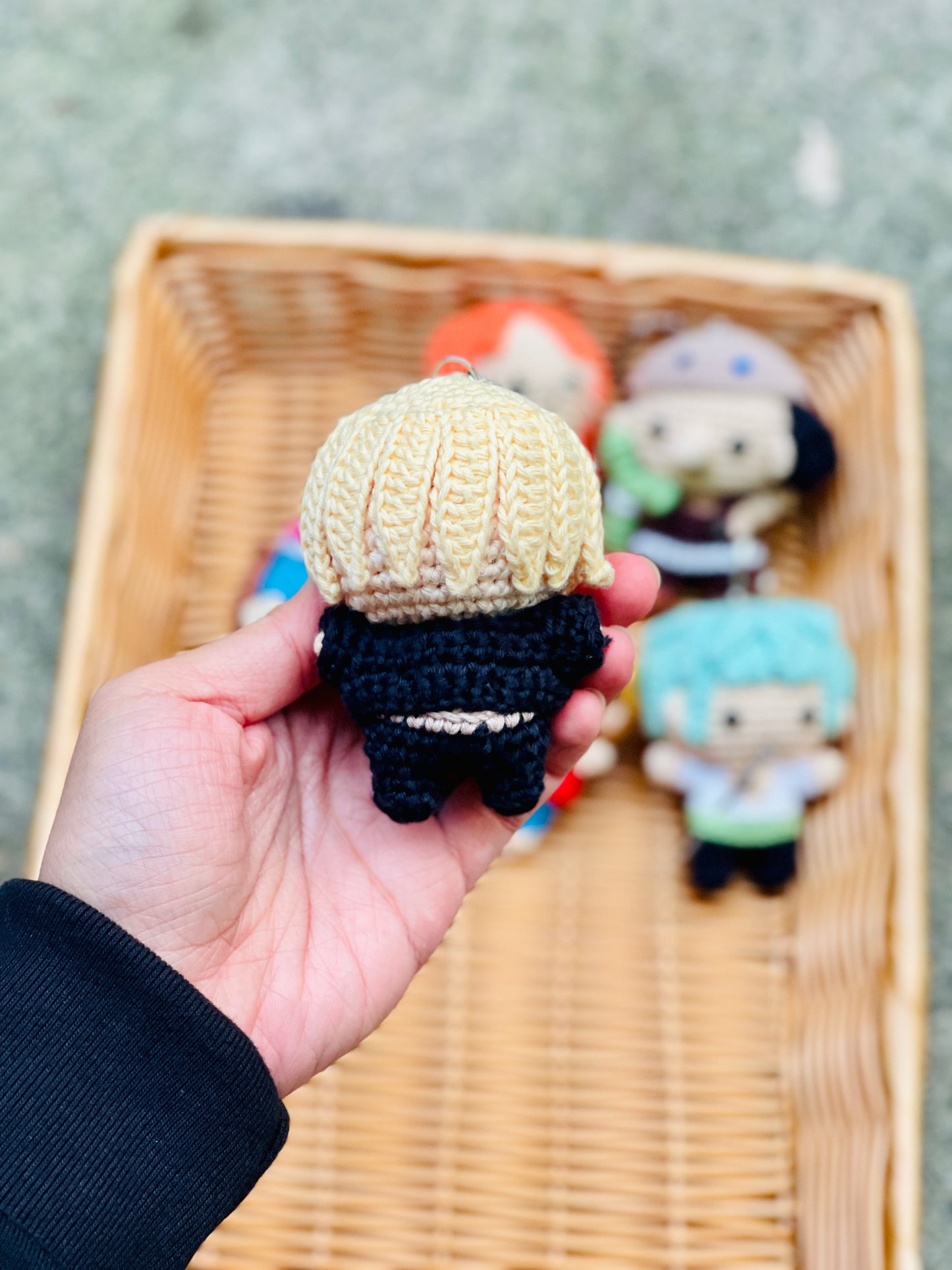 Small One Piece Collection Crochet Keychain