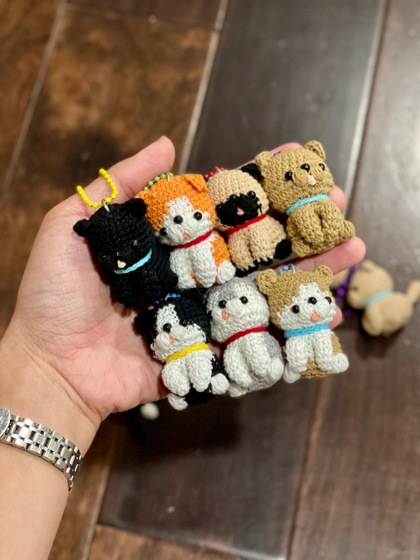 Tiny Paws Collection Crochet Keychain