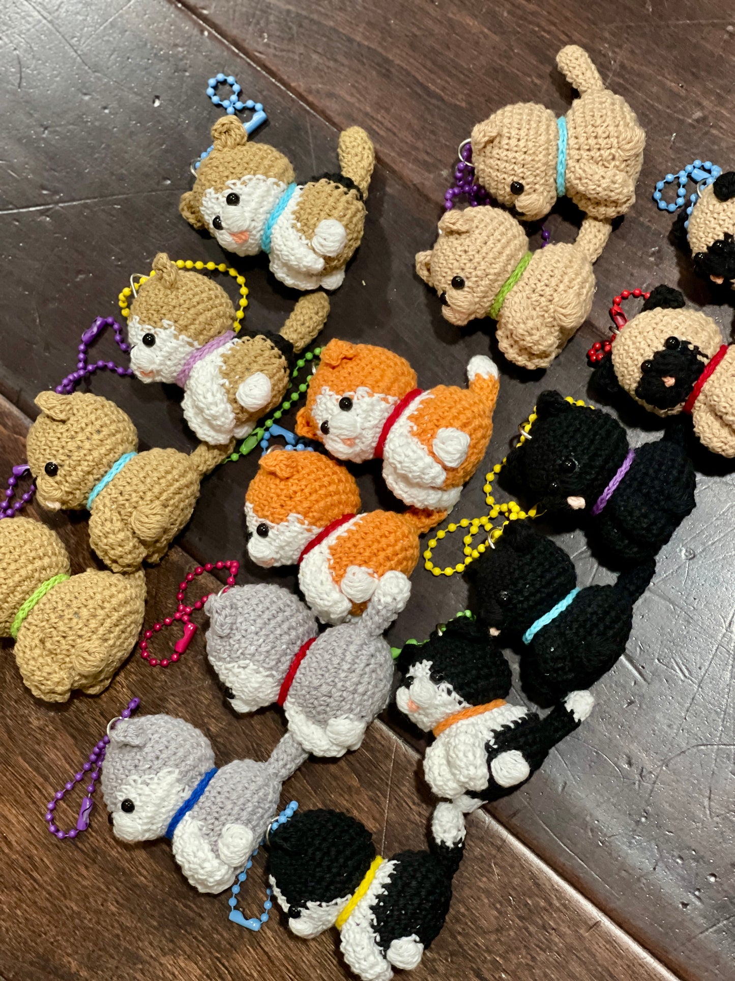 Tiny Paws Collection Crochet Keychain