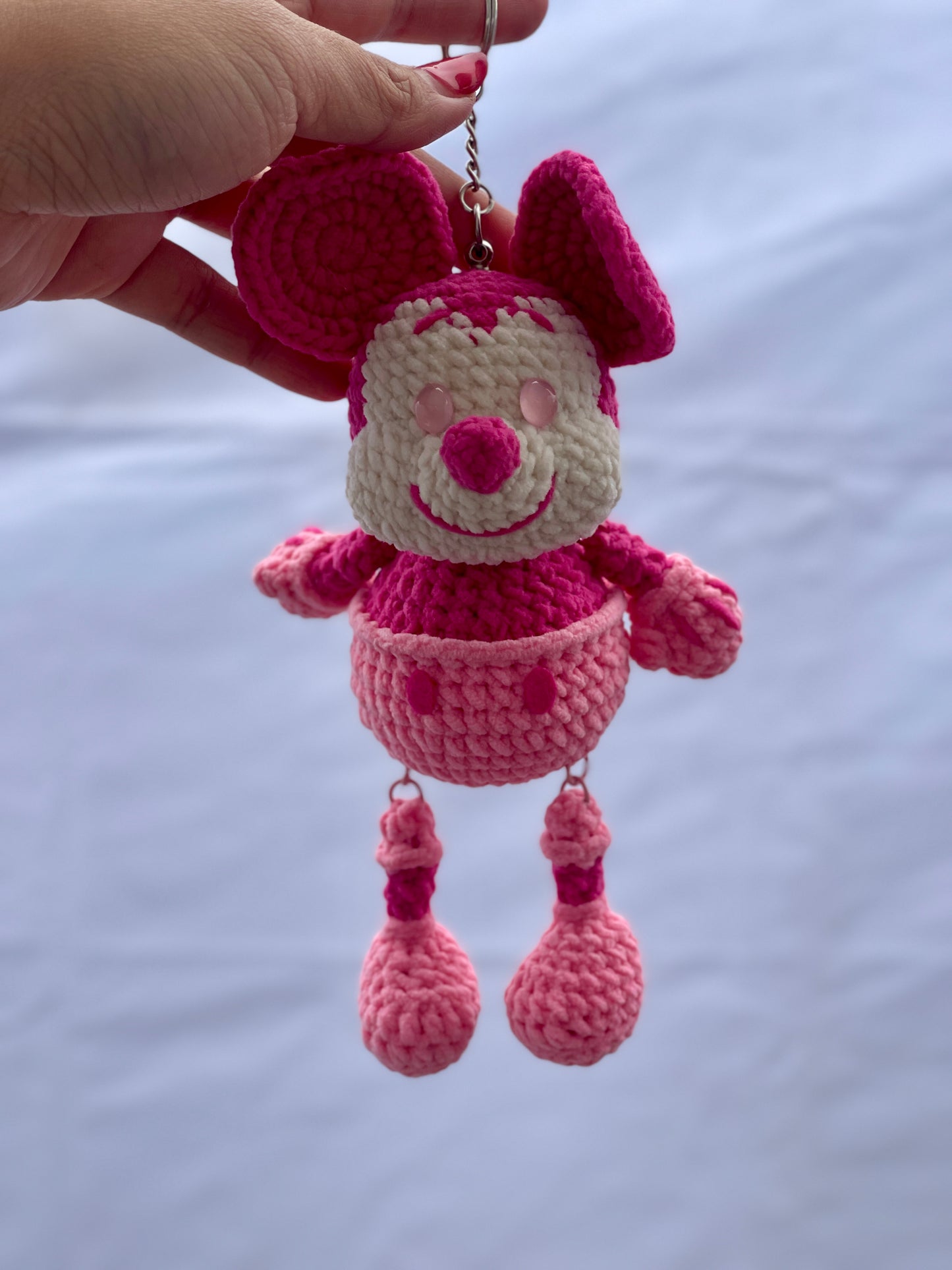 Mickey Mouse Crochet Keychain