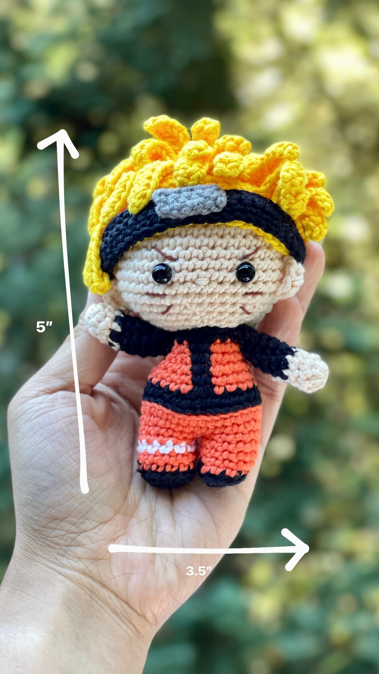 Naruto Crochet Doll Keychain