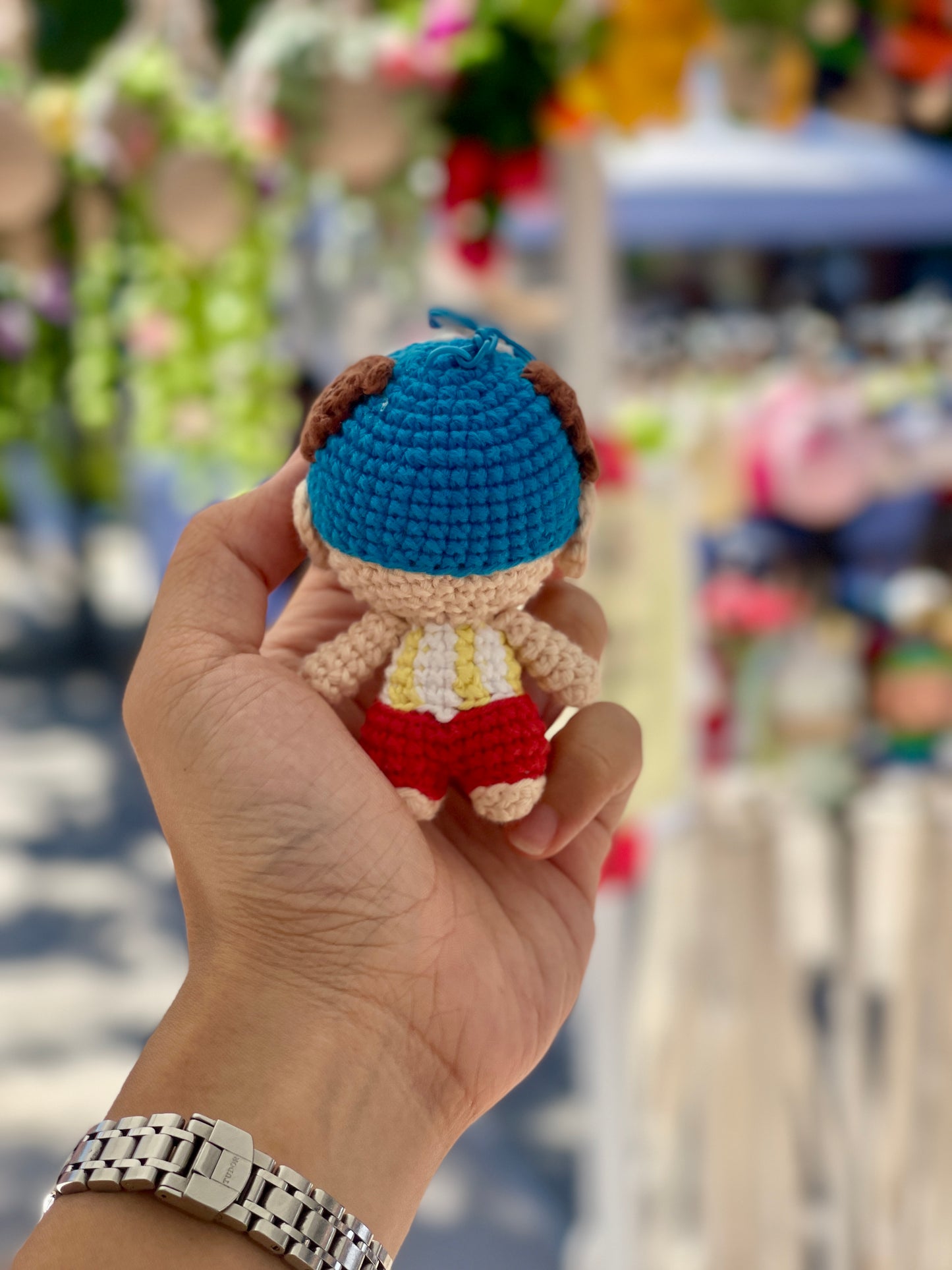 Chopper One Piece Crochet Doll Keychain