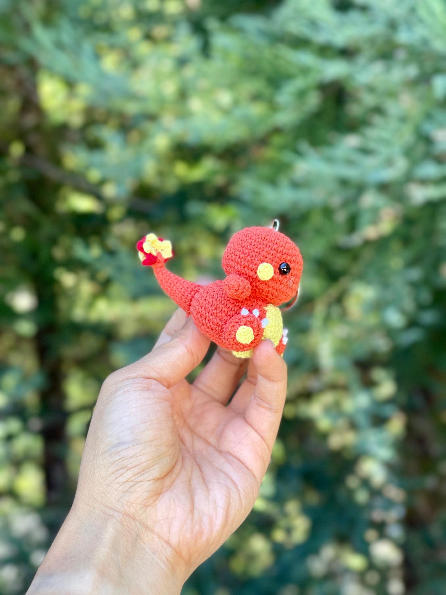 Charmander Crochet Keychain