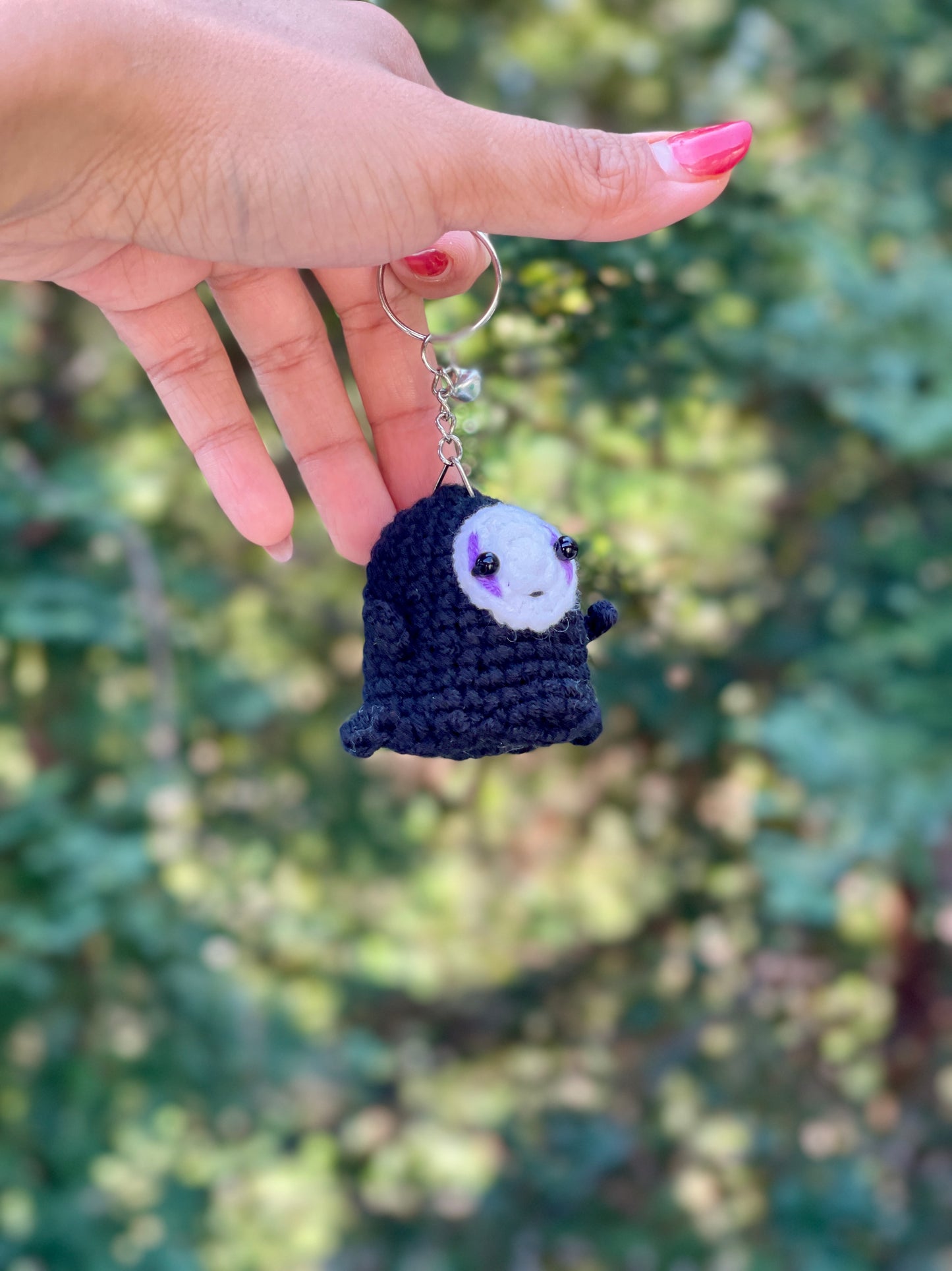 No-Face Spirited Away Crochet Keychain