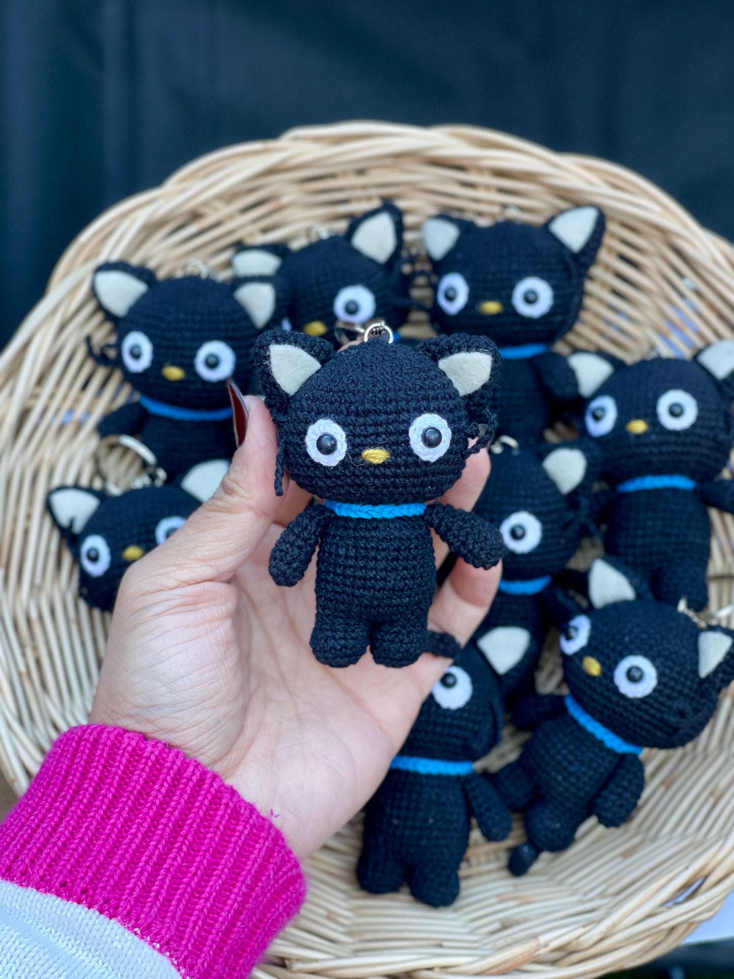 Chococat Crochet Keychain