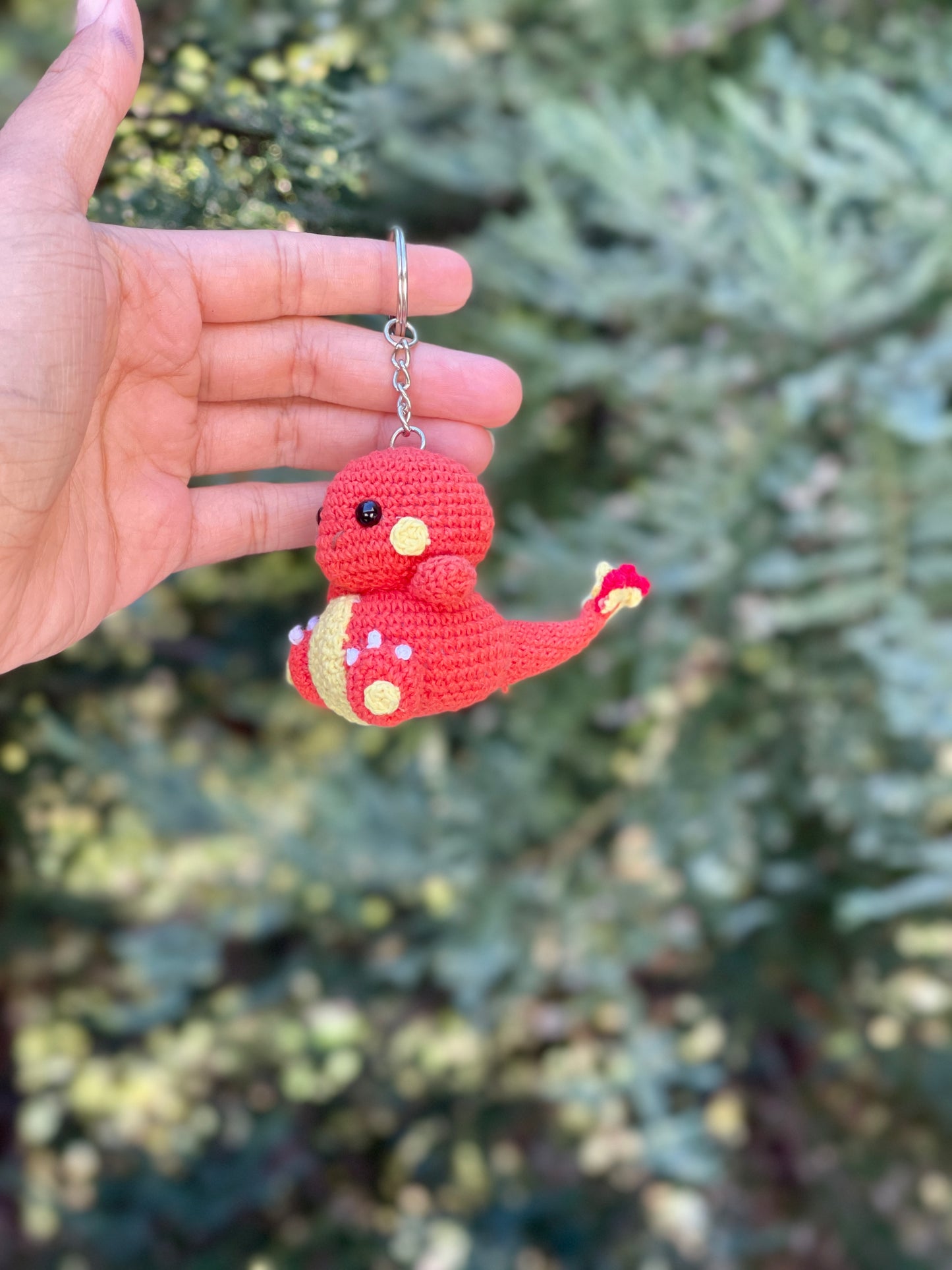 Charmander Crochet Keychain
