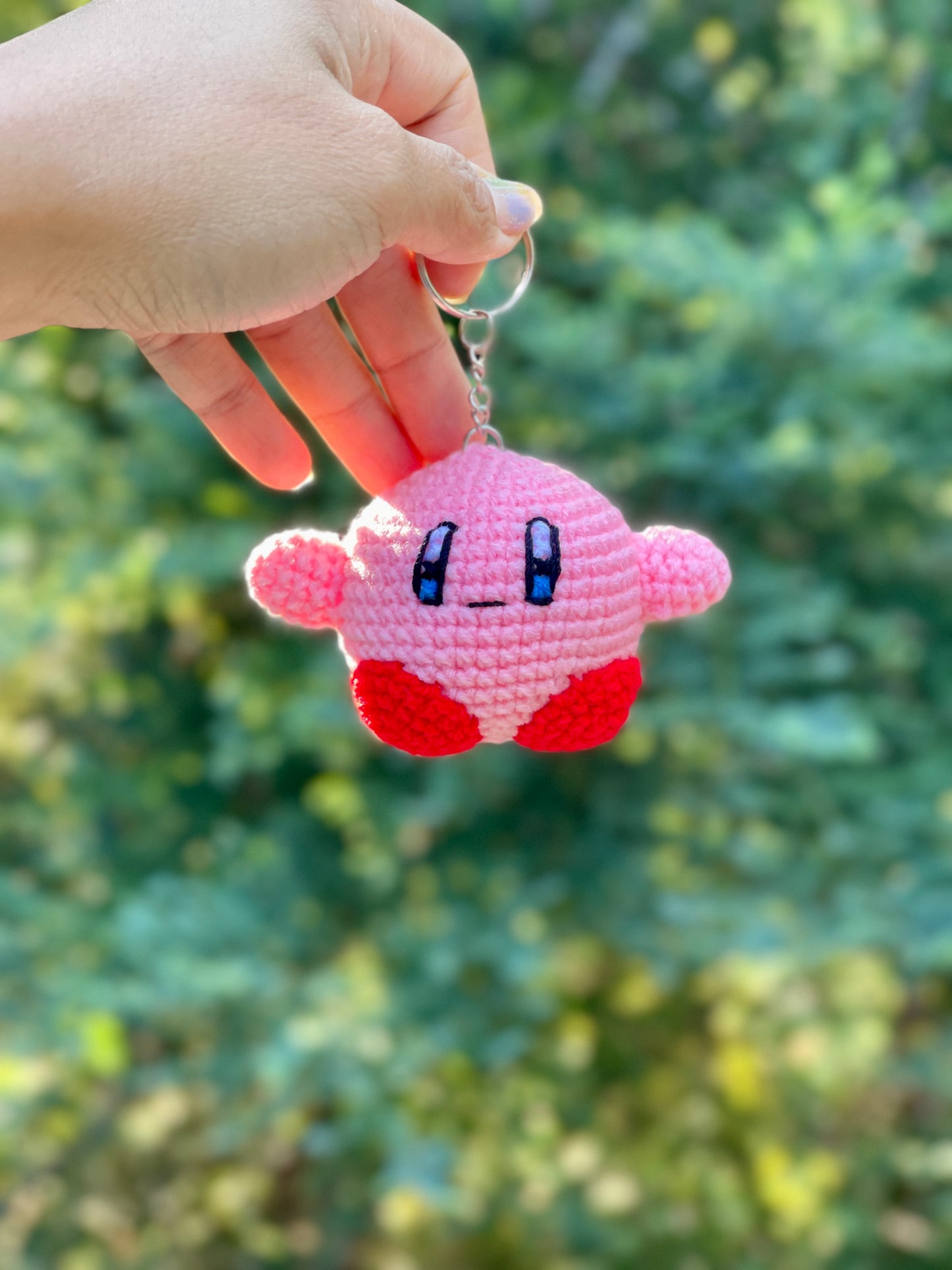 Kirby Crochet Doll Keychain