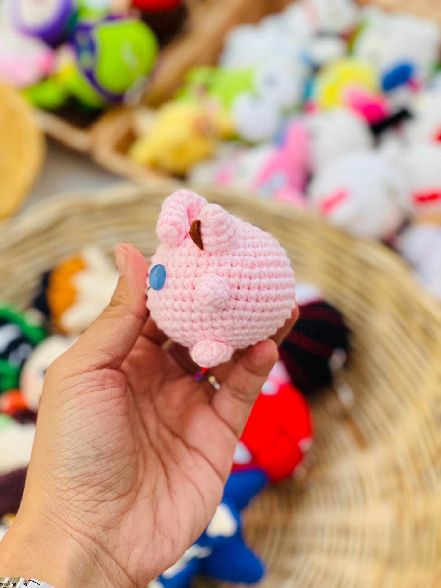 Crochet Pokémon collection Keychain