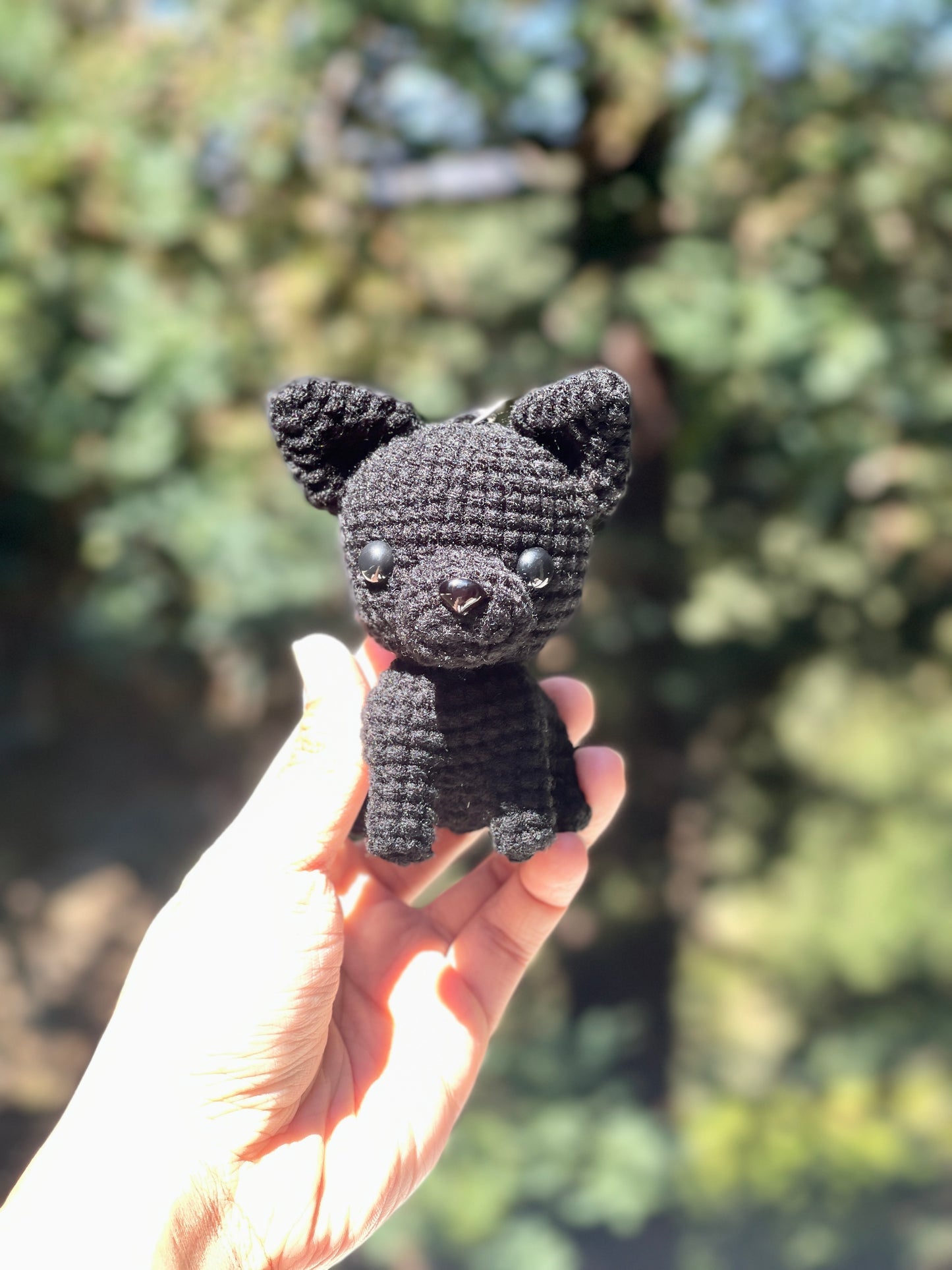 Dog crochet Keychain