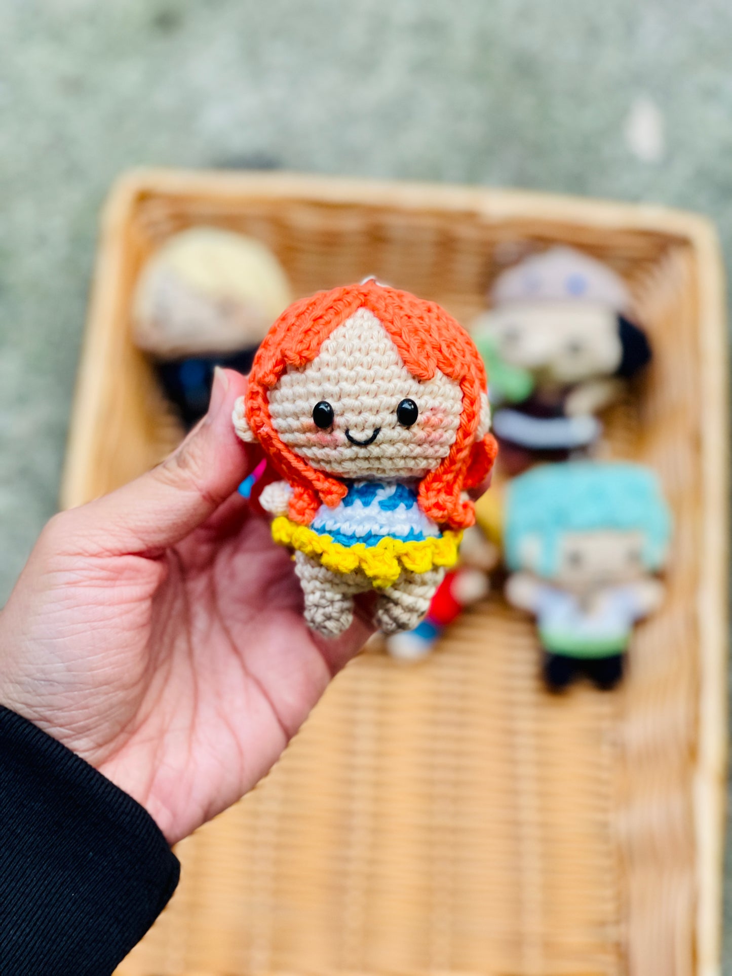 Small One Piece Collection Crochet Keychain