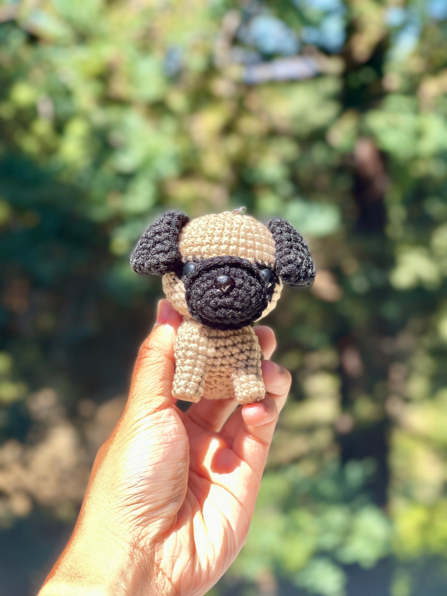 Dog crochet Keychain