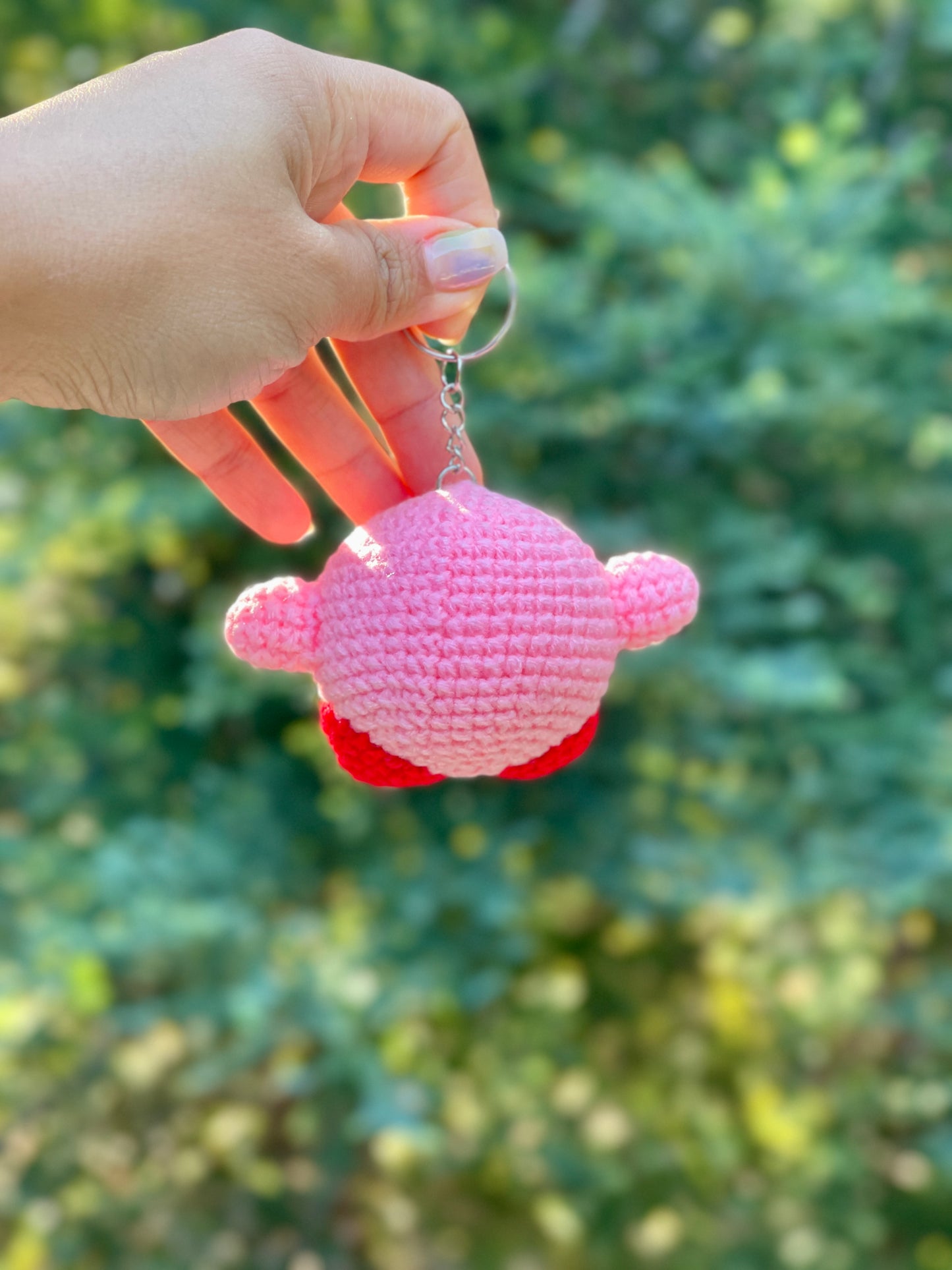 Kirby Crochet Doll Keychain