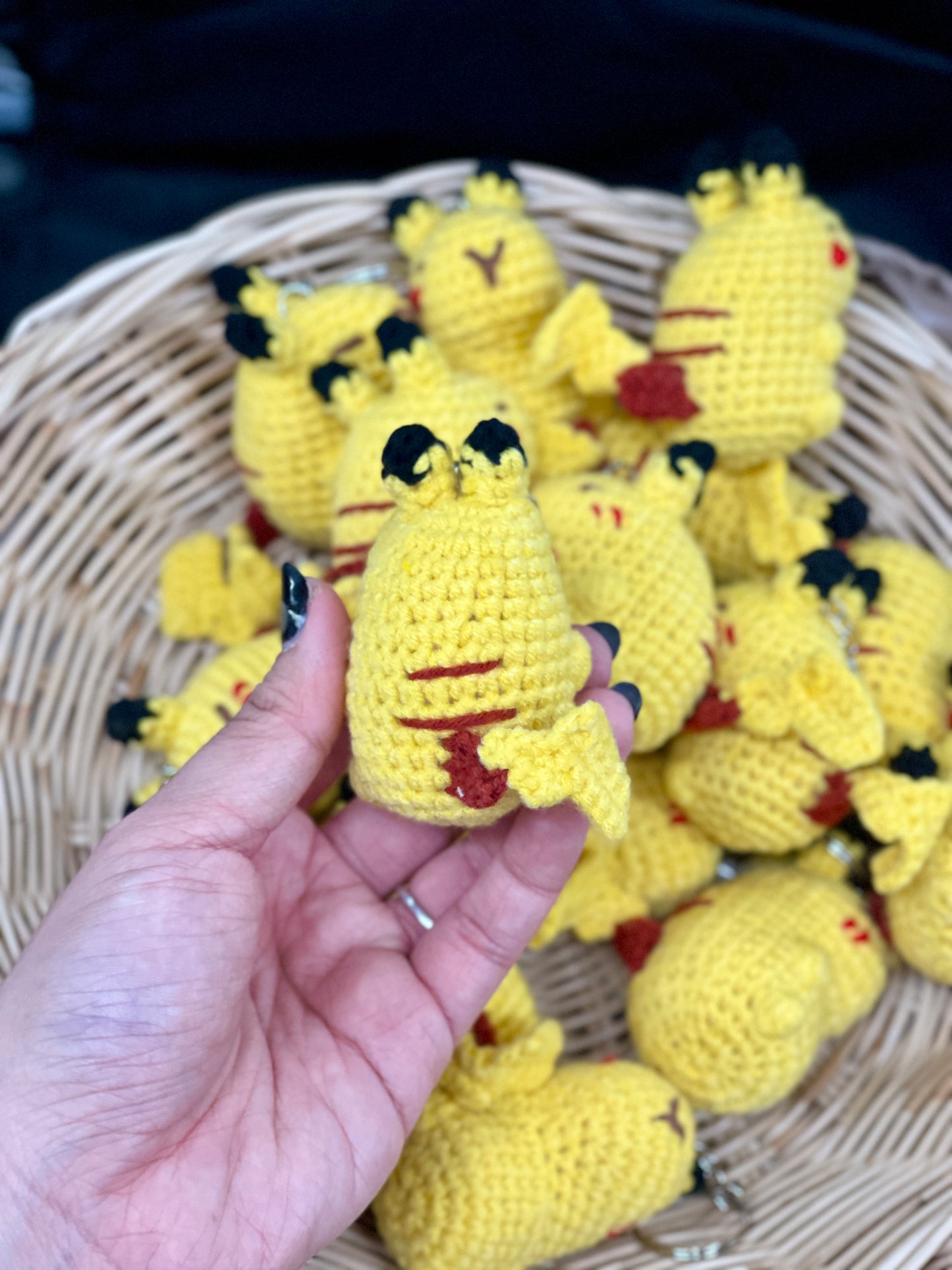 Capy~Pika Crochet Keychain