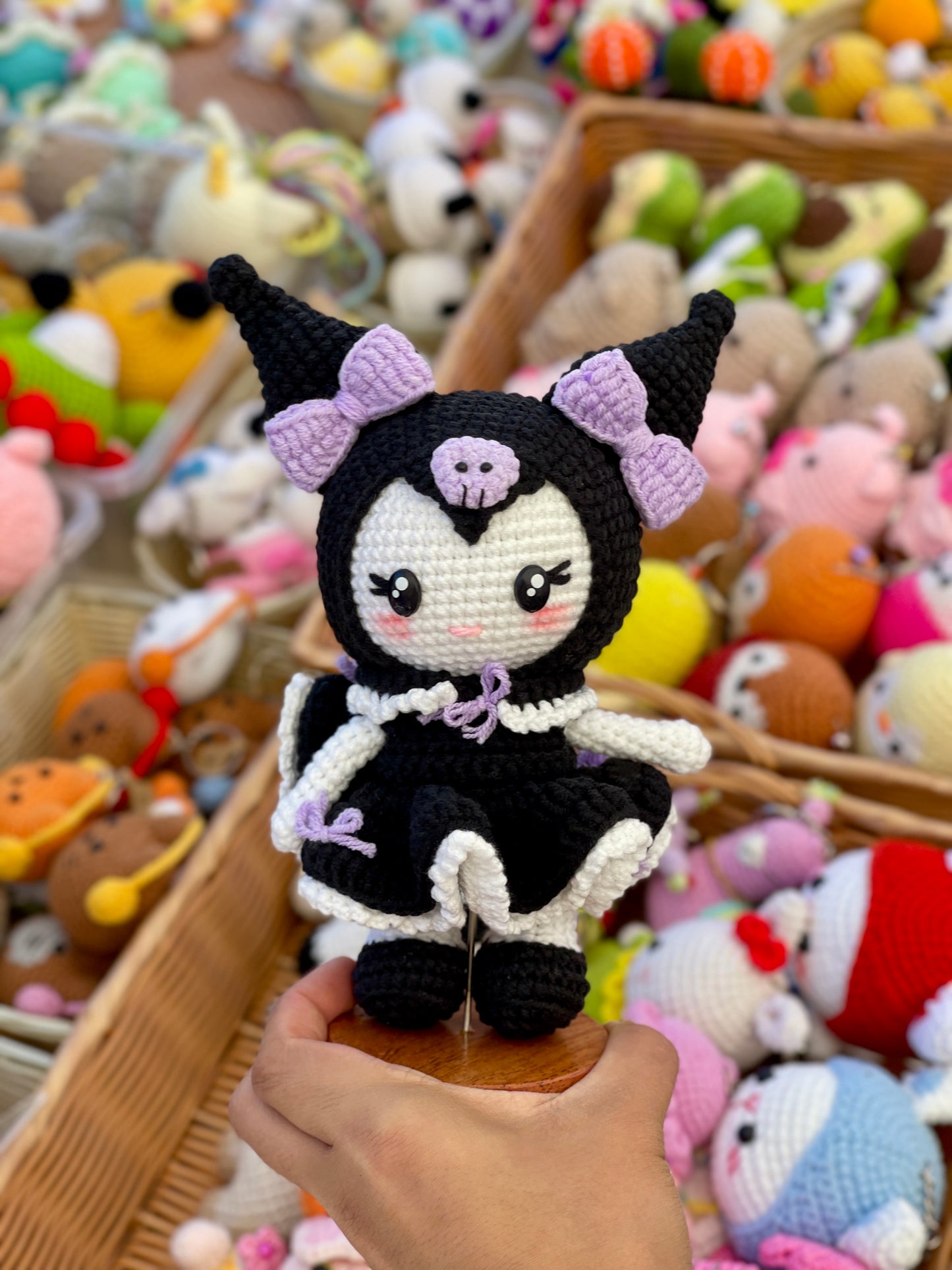 Big Kuromi Crochet Doll