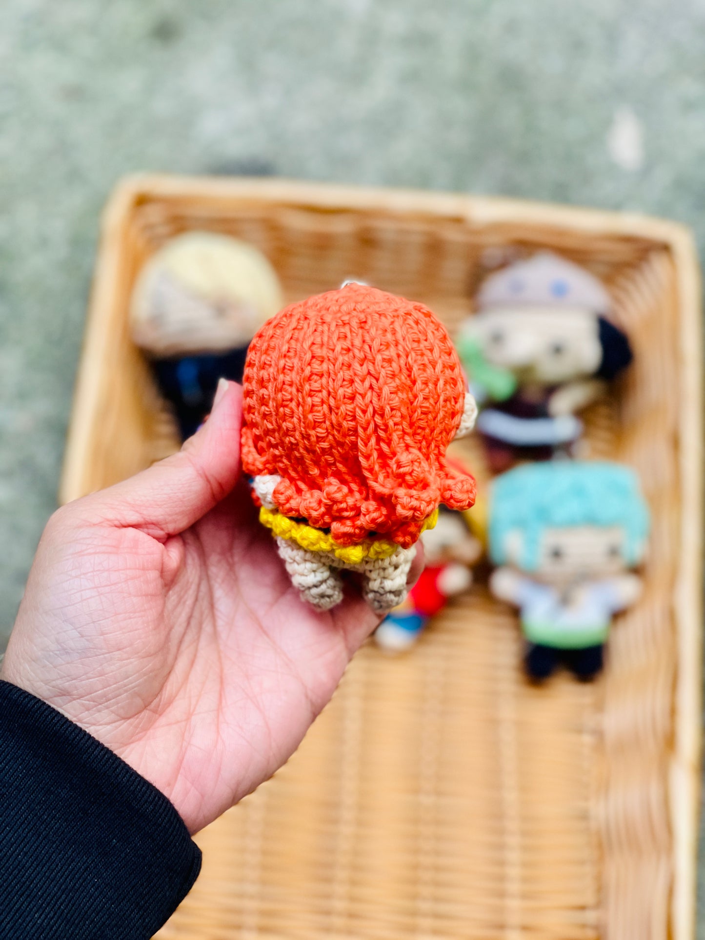 Small One Piece Collection Crochet Keychain
