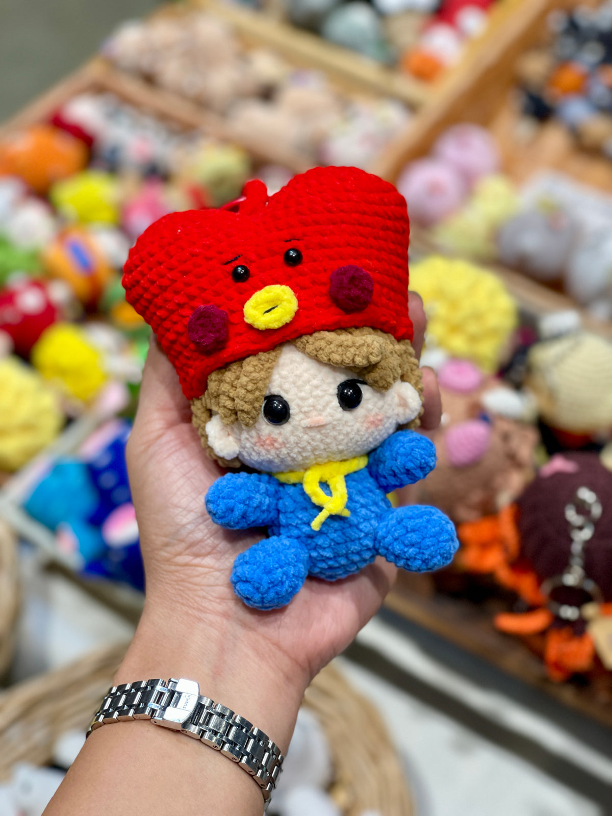 BTS + BT21 Crochet Keychain