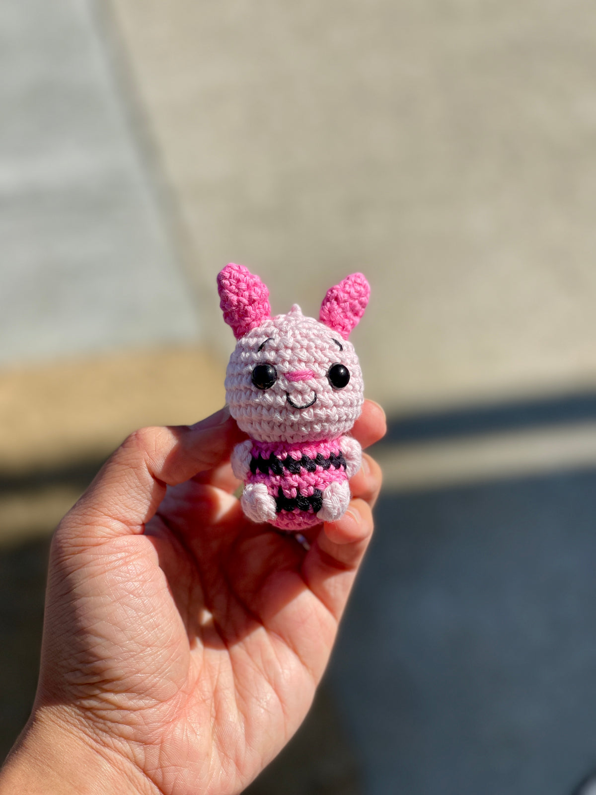 Pooh Gang Crochet Keychain