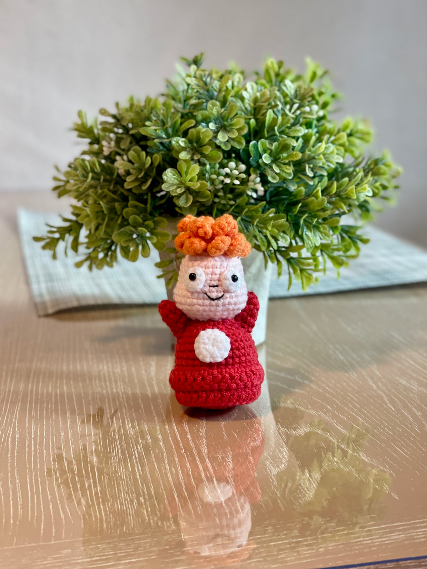 Ponyo Crochet Keychain