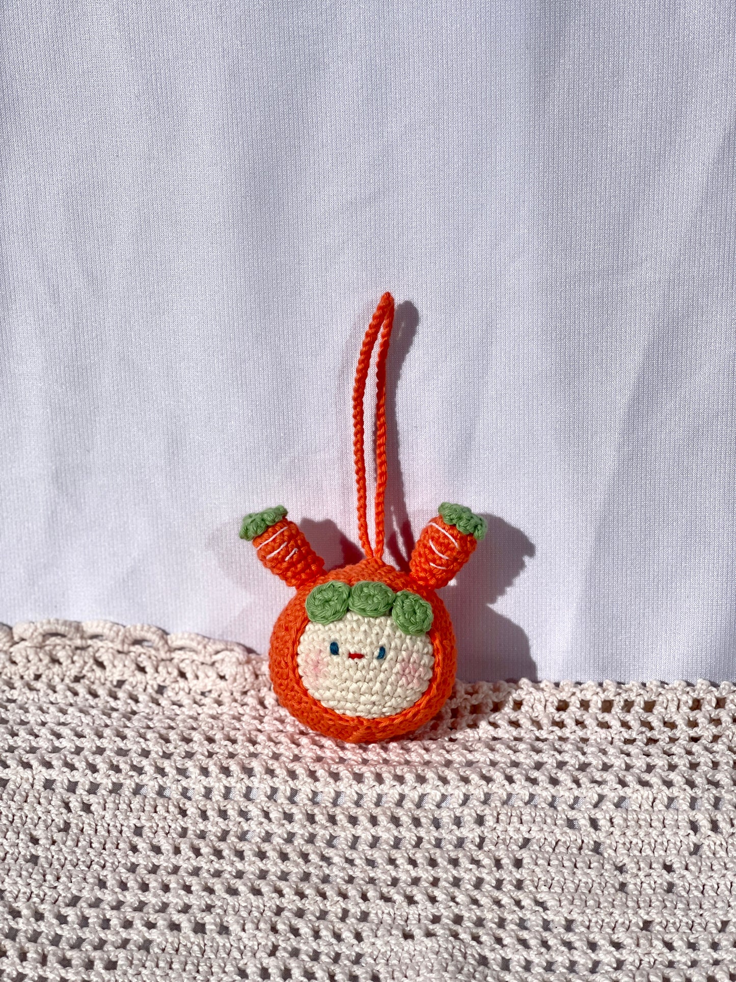 Cute face Character Crochet Keychain