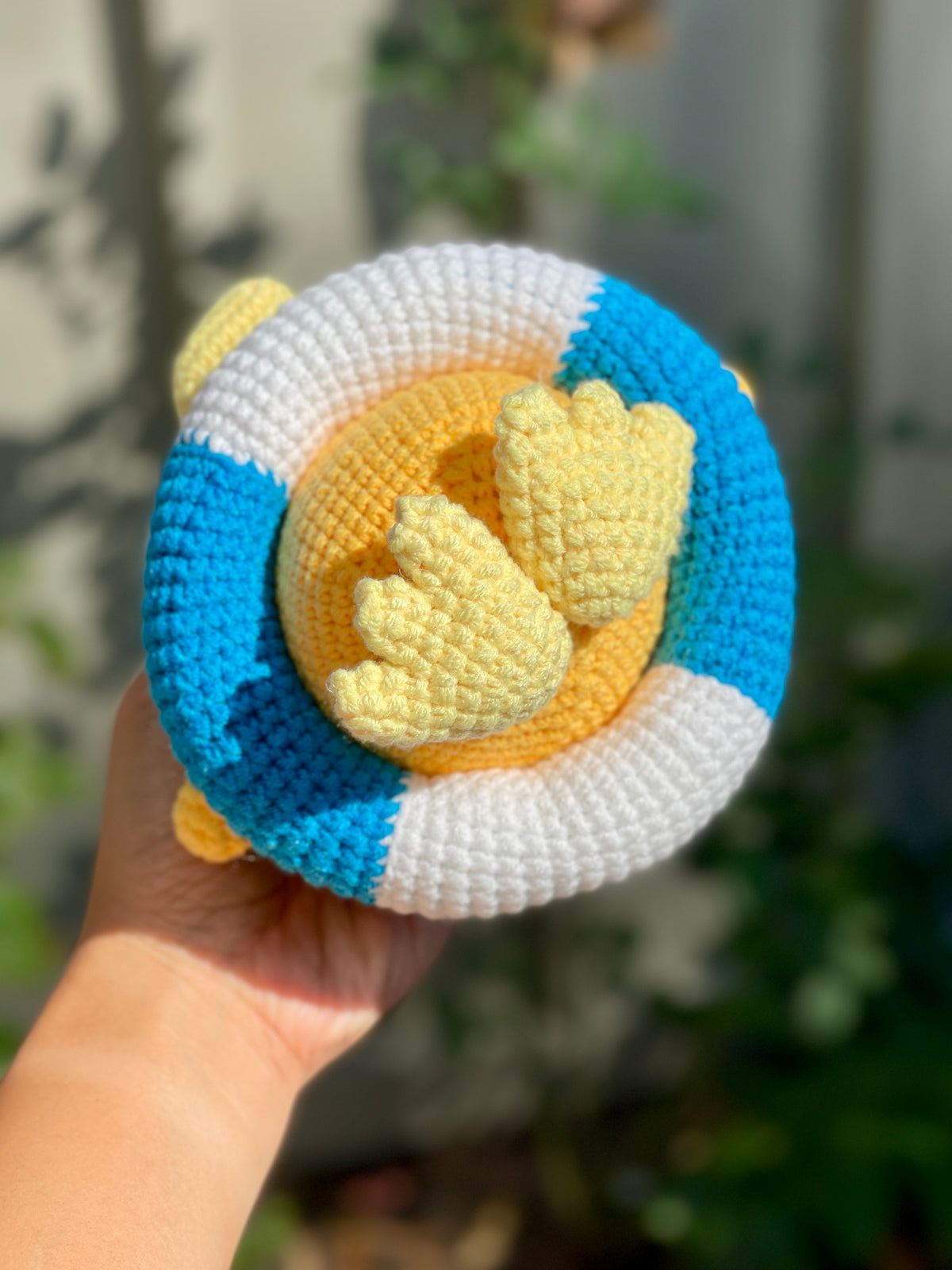 Pool Party Psyduck Crochet Doll
