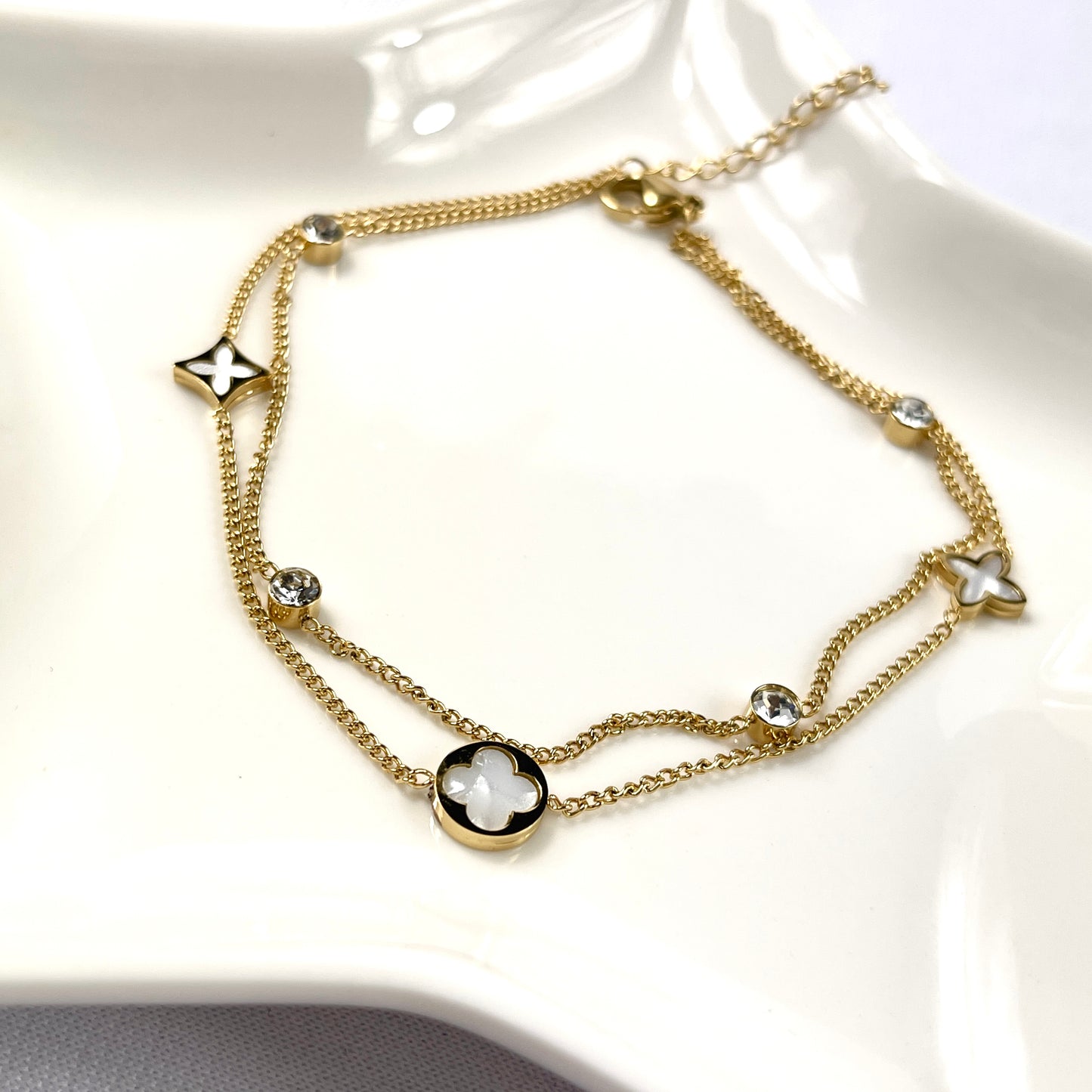 Gold Stainless Steel Anklet