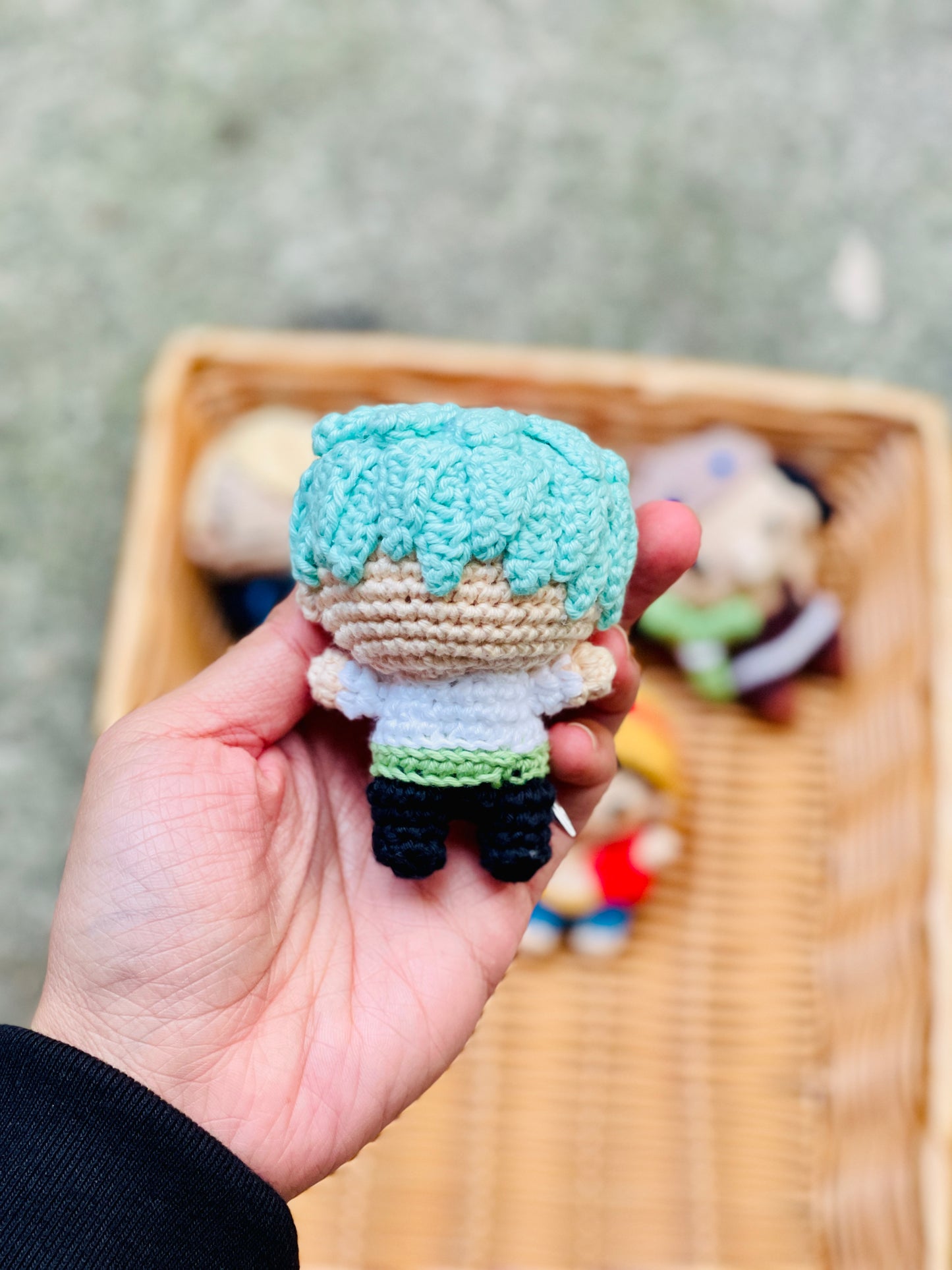 Small One Piece Collection Crochet Keychain