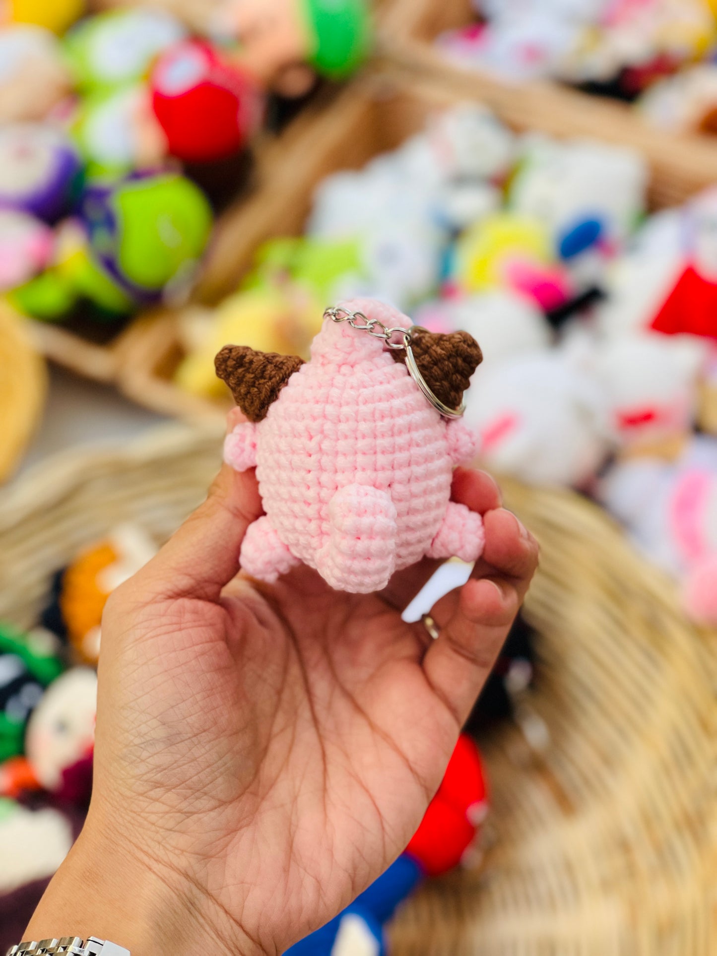 Crochet Pokémon collection Keychain