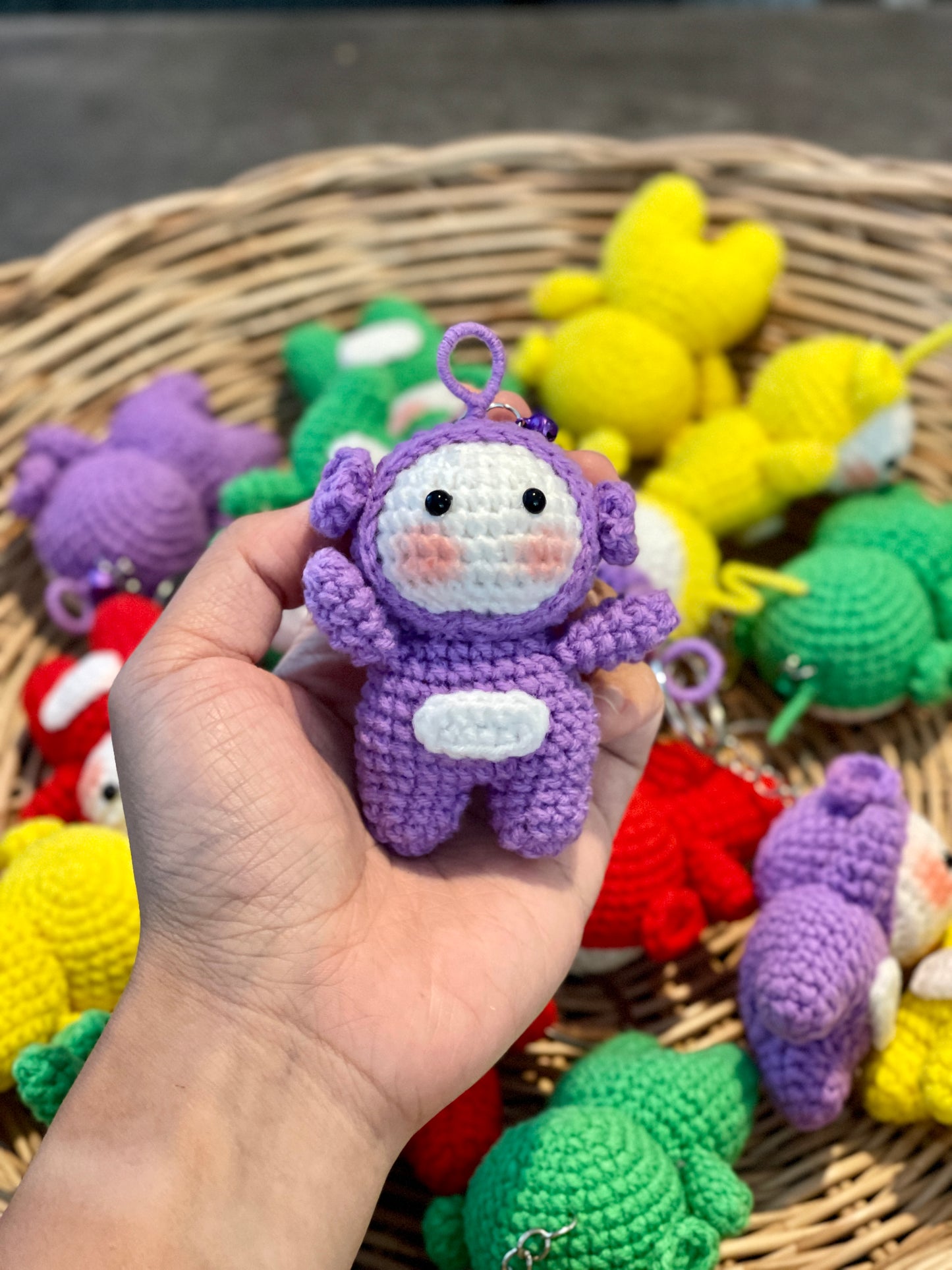 Colorful BFF Crochet Keychains