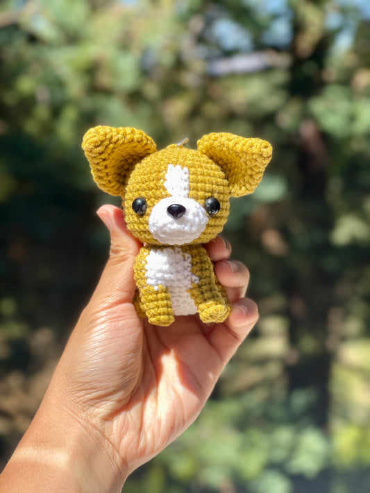 Dog crochet Keychain