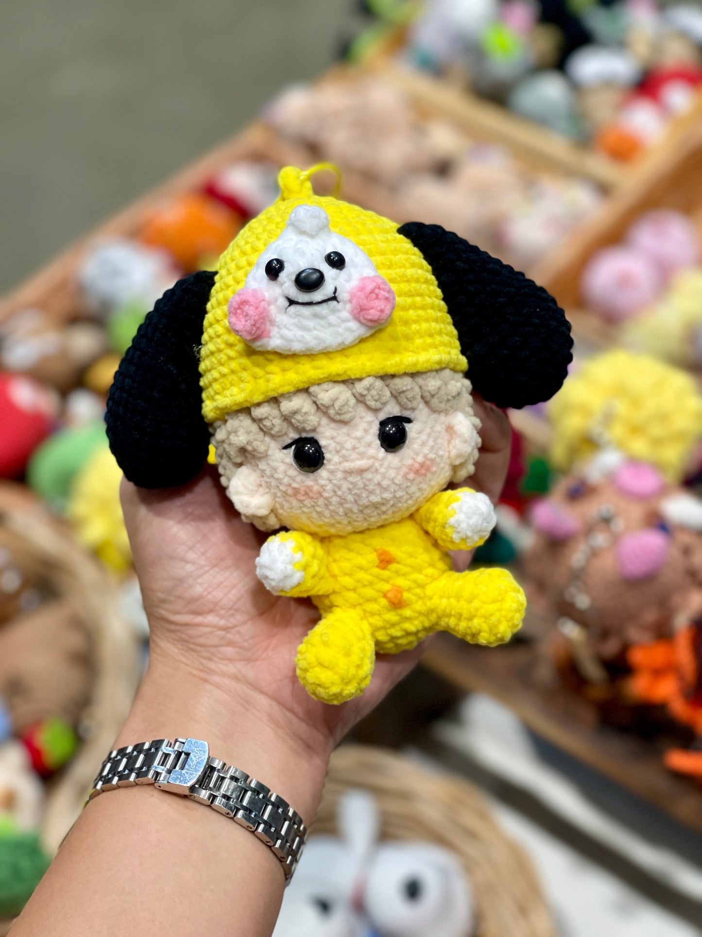 BTS + BT21 Crochet Keychain