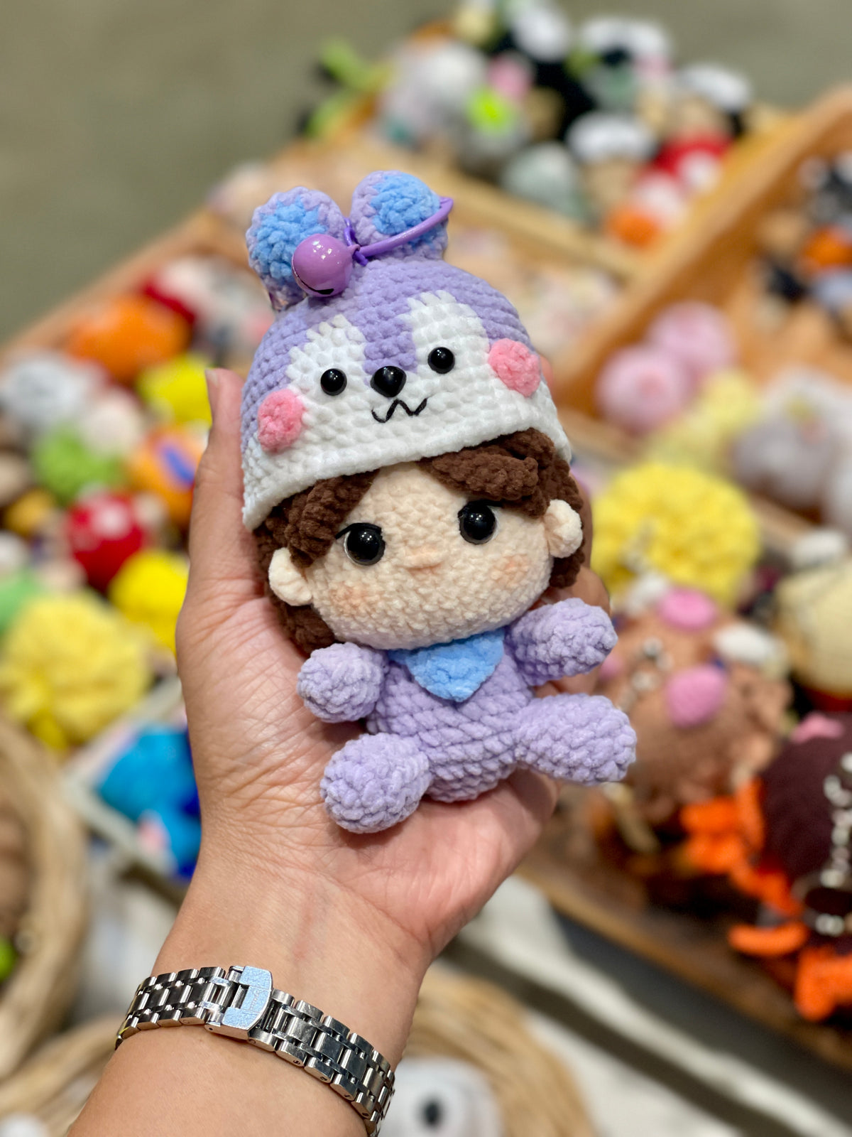 BTS + BT21 Crochet Keychain