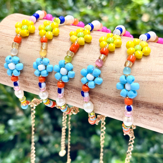 Colorful Flower Bracelet