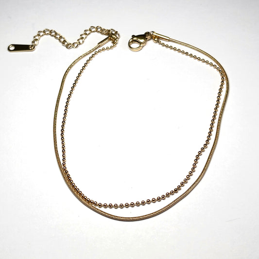 Gold Stainless Steel Anklet