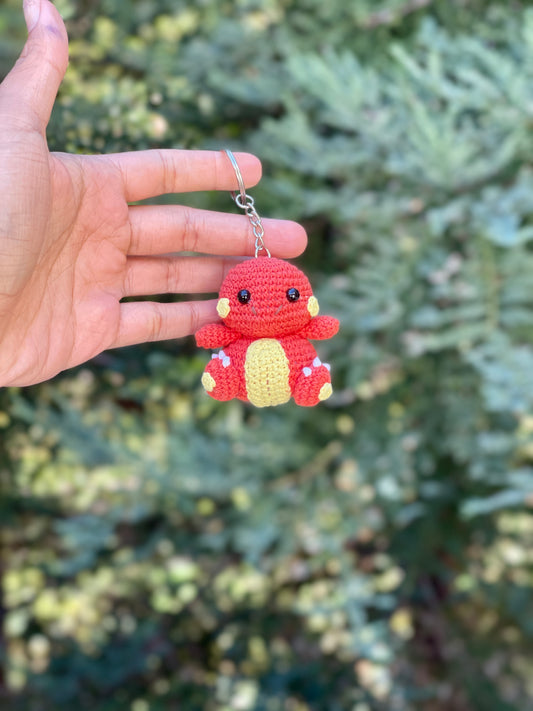 Charmander Crochet Keychain