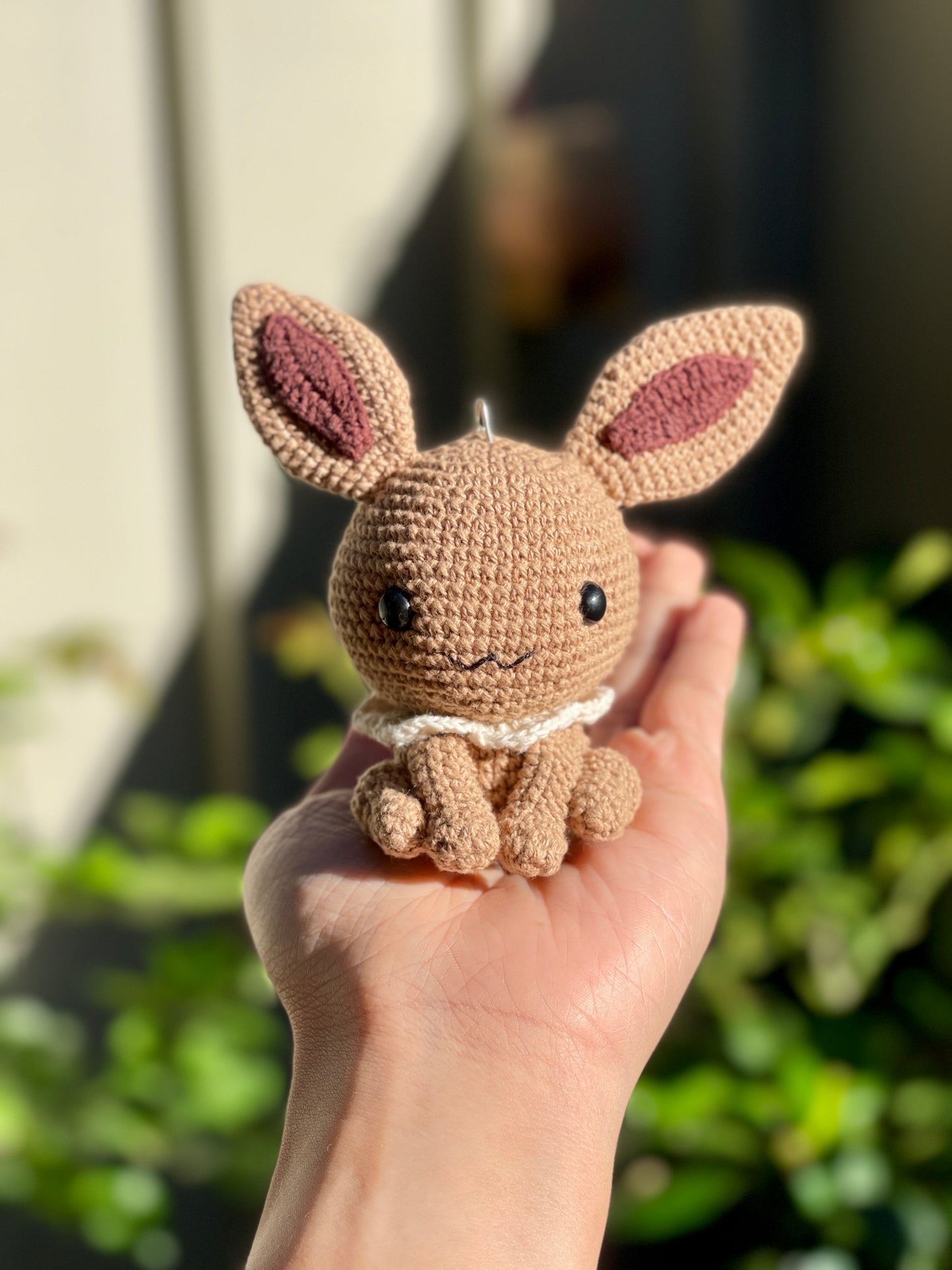 Eevee Pokemon Crochet Keychain
