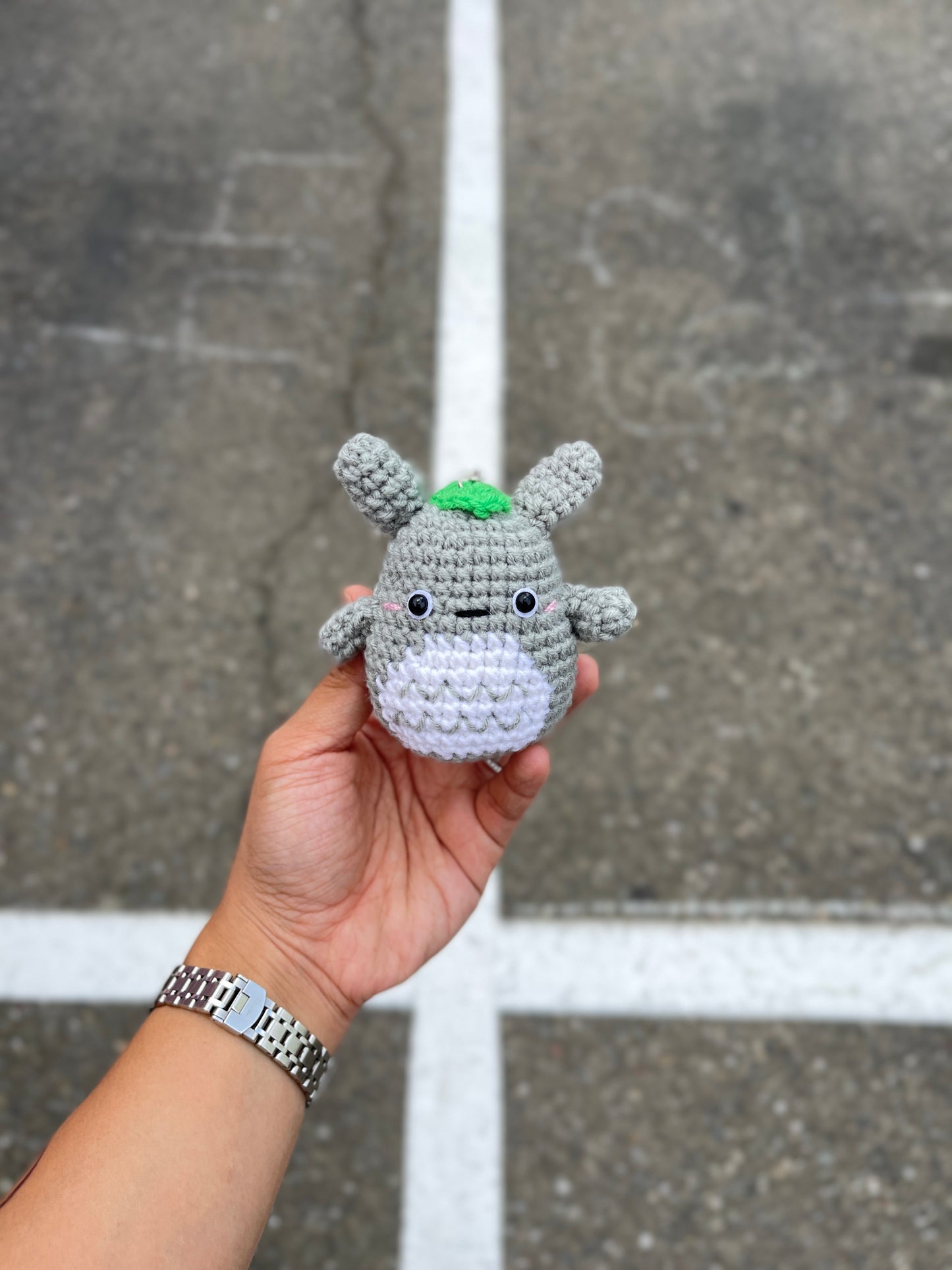 Totoro Crochet Doll Keychain