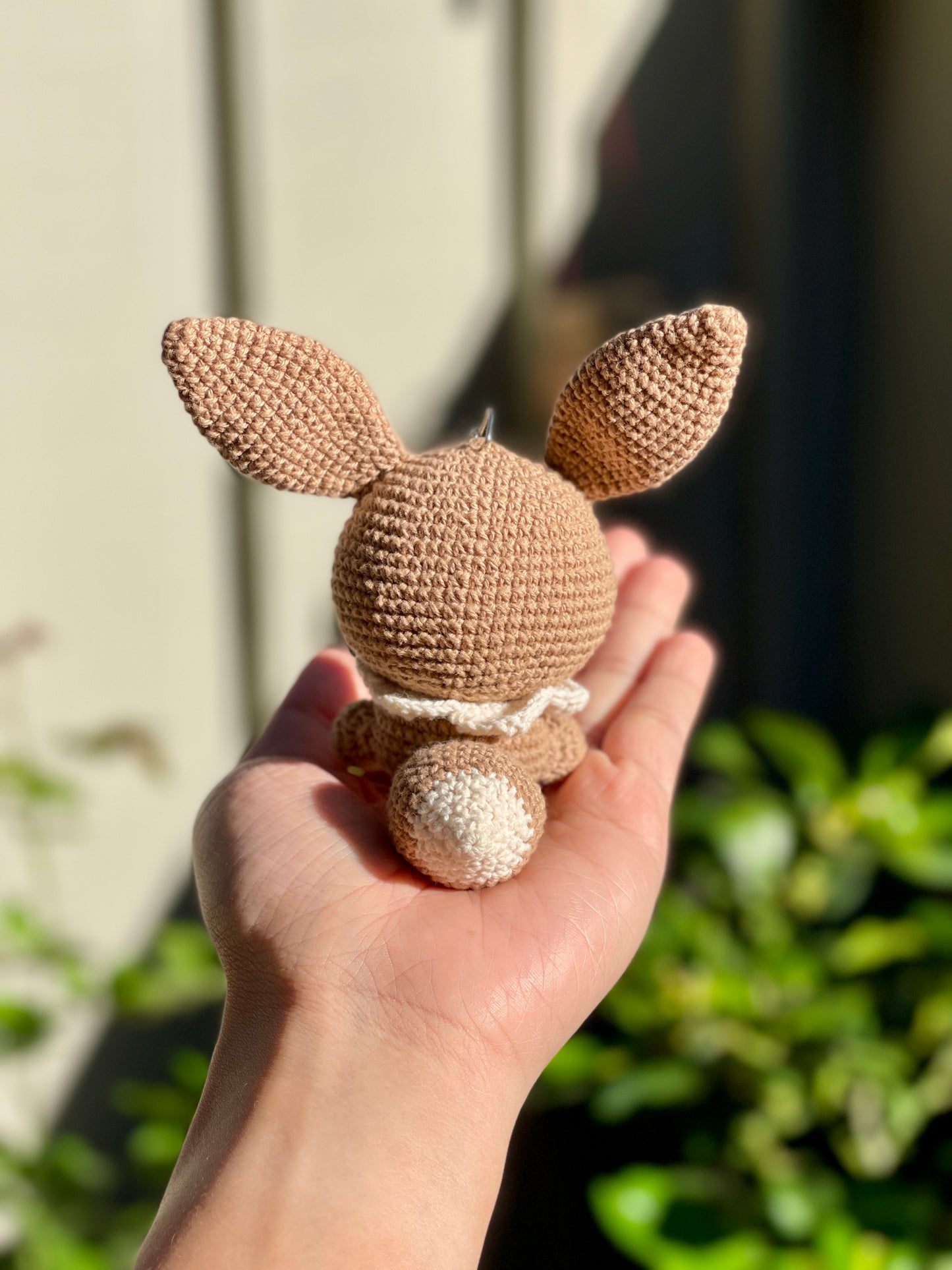 Eevee Pokemon Crochet Keychain