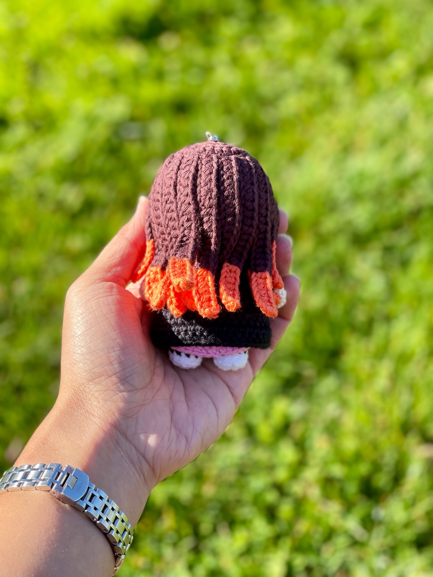 Demon Slayer Crochet Keychain