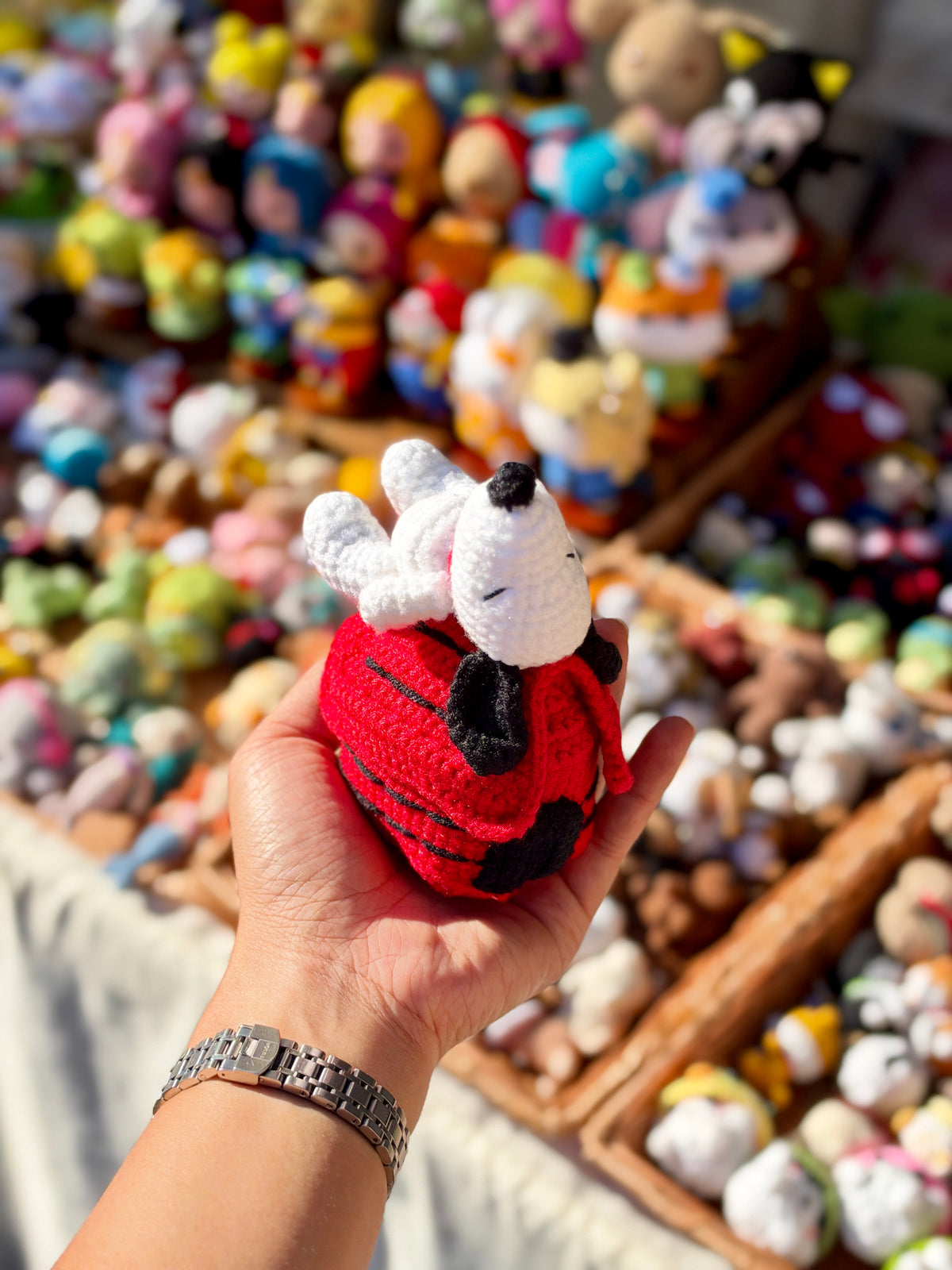Snoopy House Crochet Decor